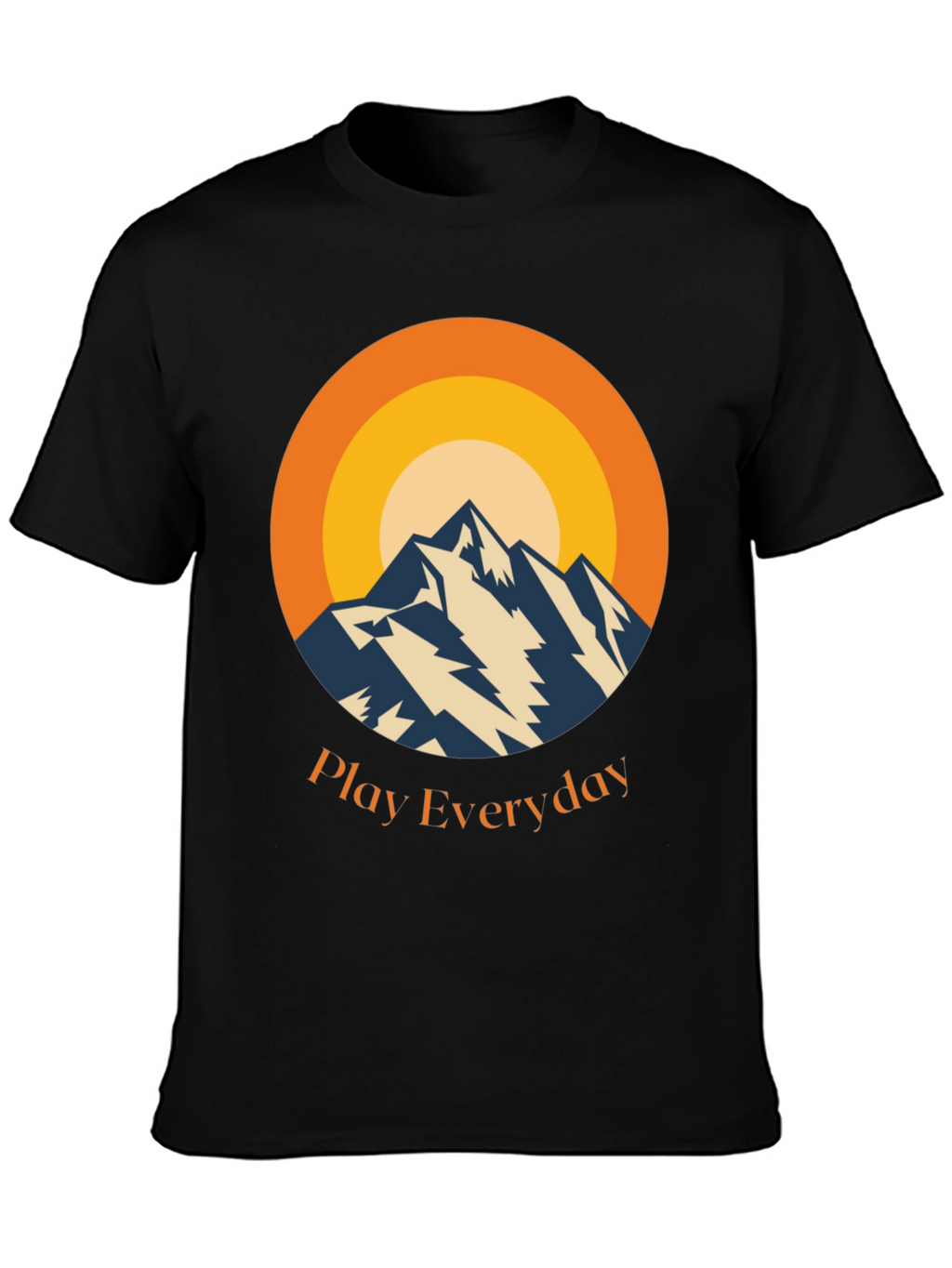 Mountain Sunset Graphic Tee - Play Everyday