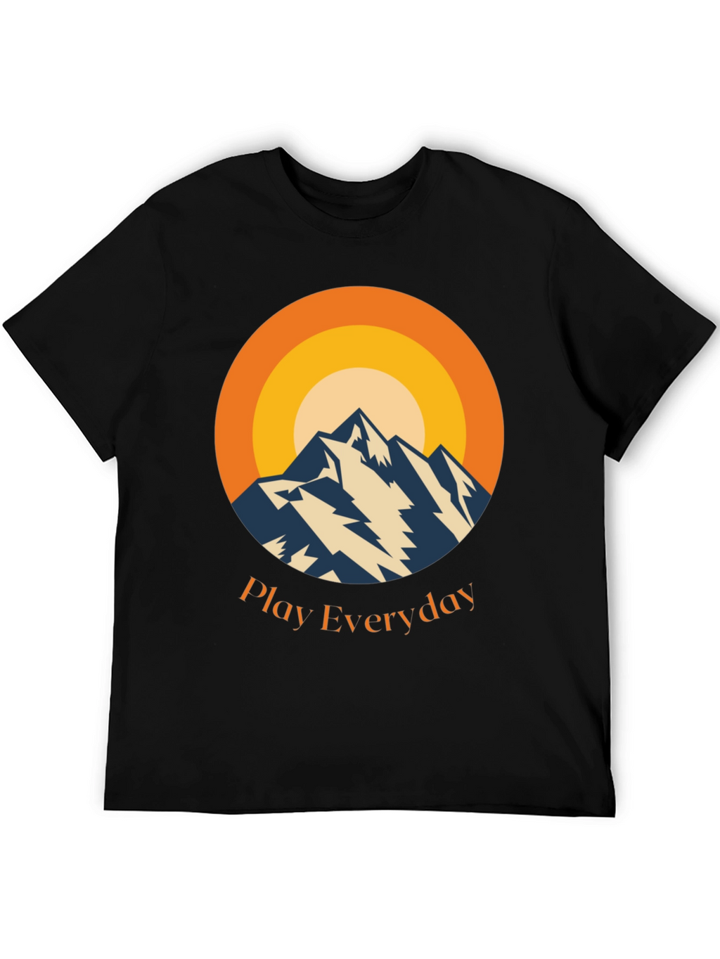 Mountain Sunset Graphic Tee - Play Everyday