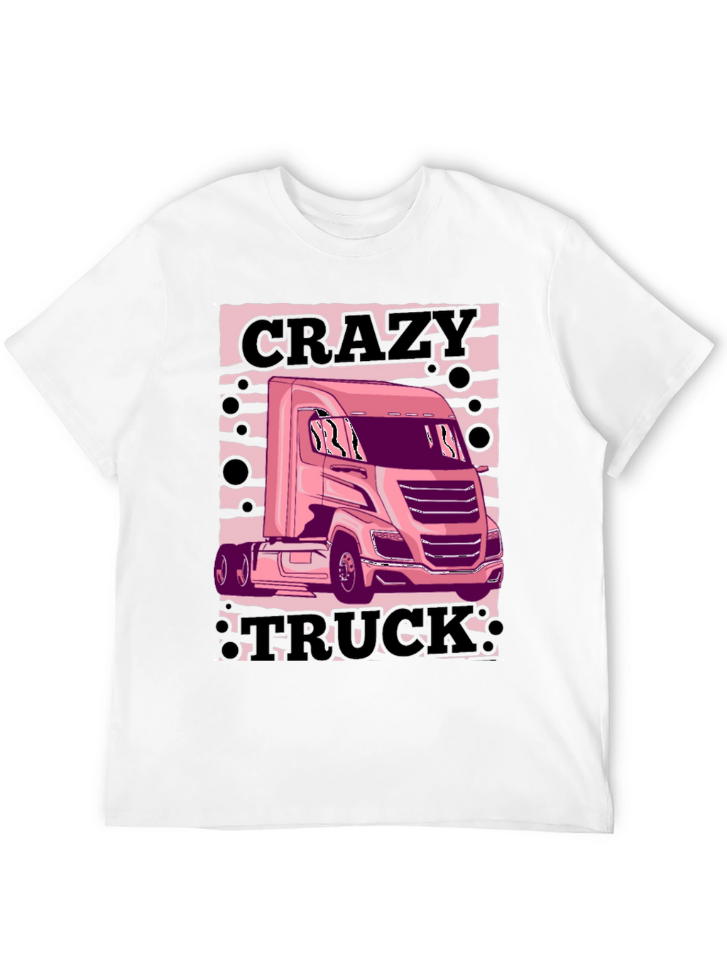 Crazy Truck Black T-Shirt