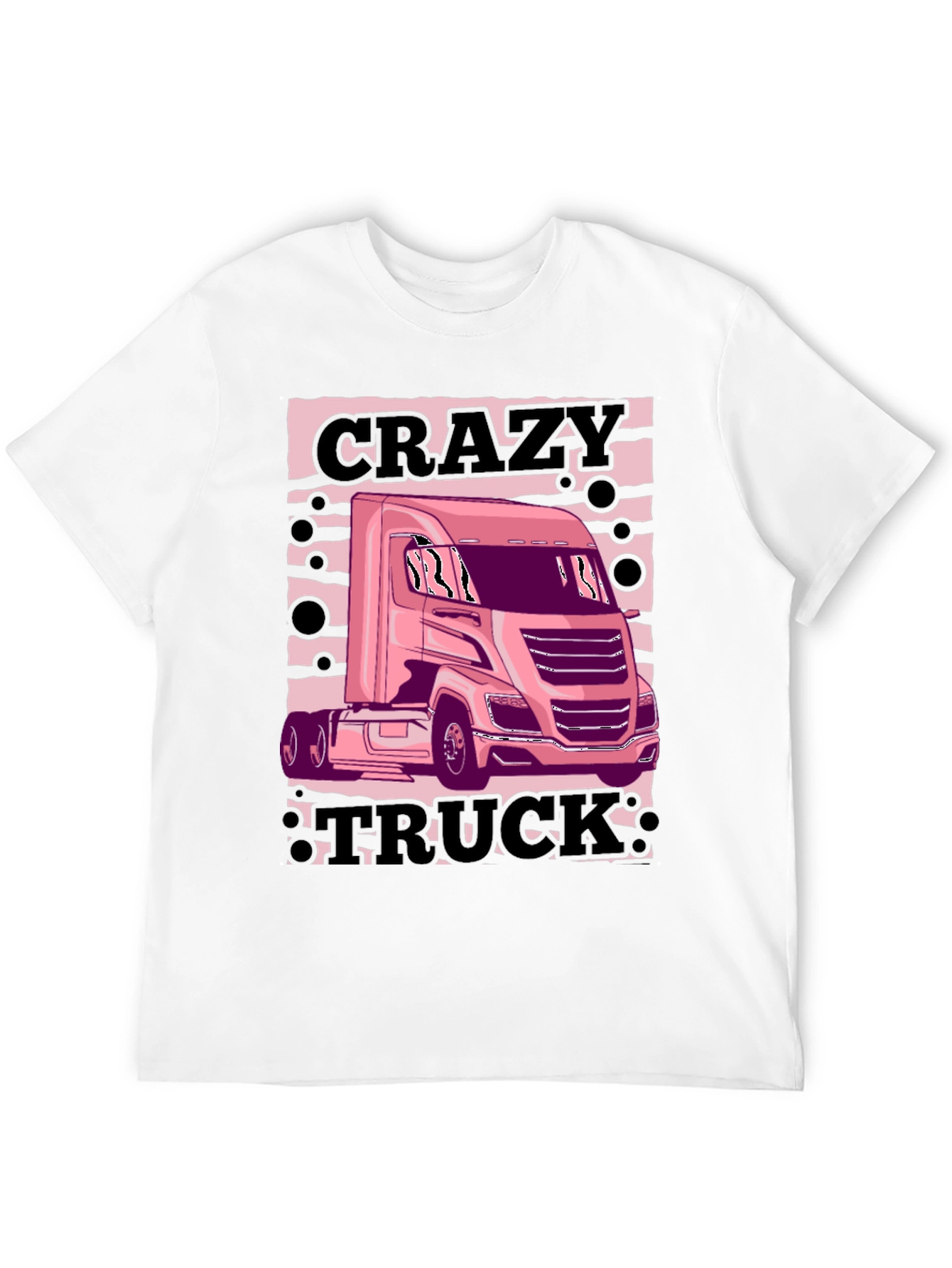 Crazy Truck Black T-Shirt