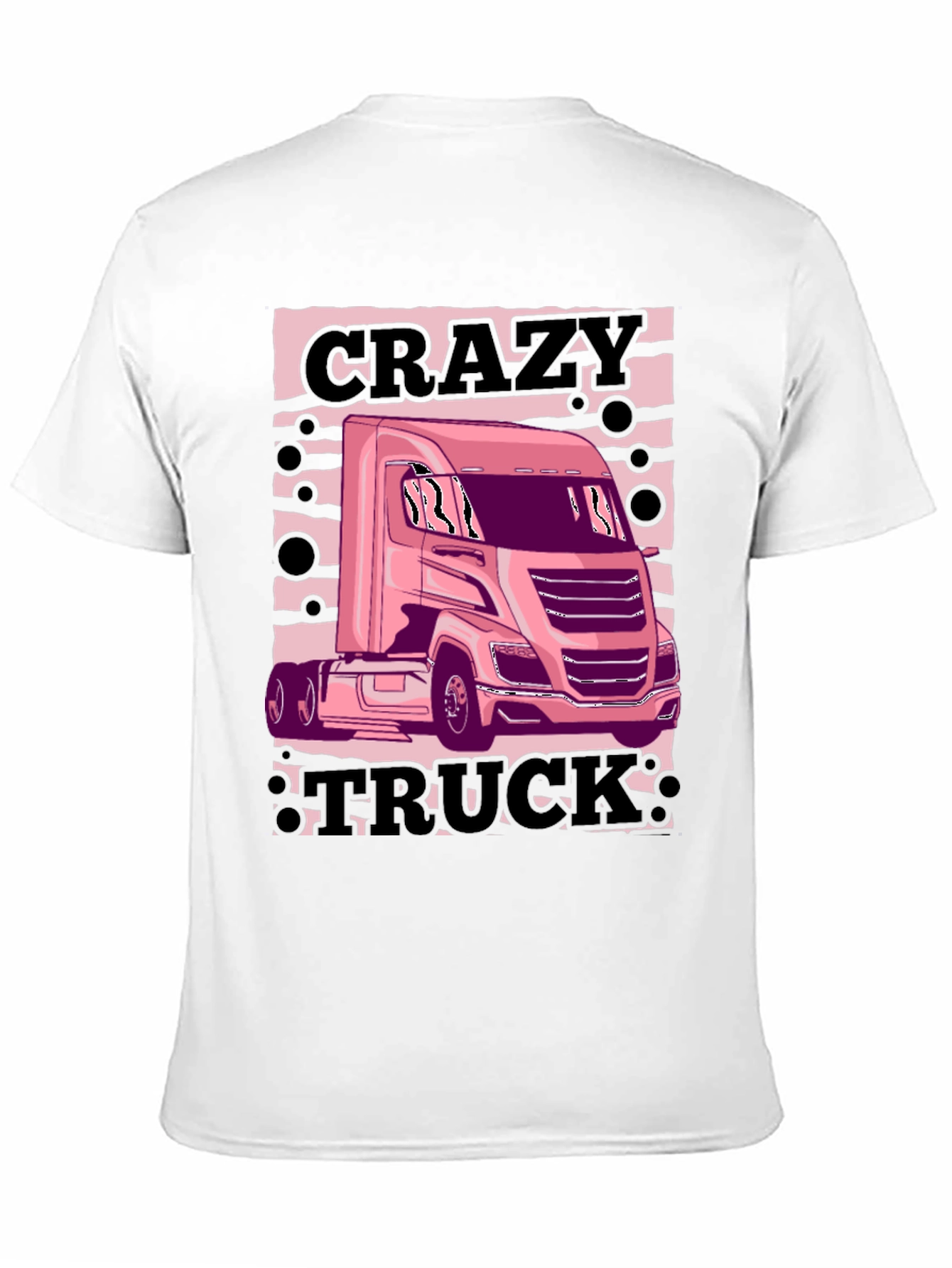 Crazy Truck Black T-Shirt