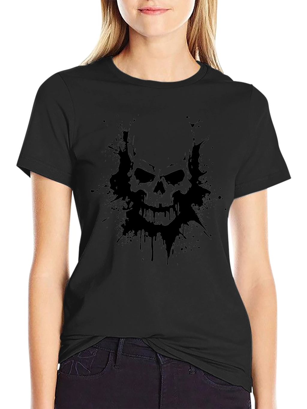 Skull Graphic Black T-Shirt