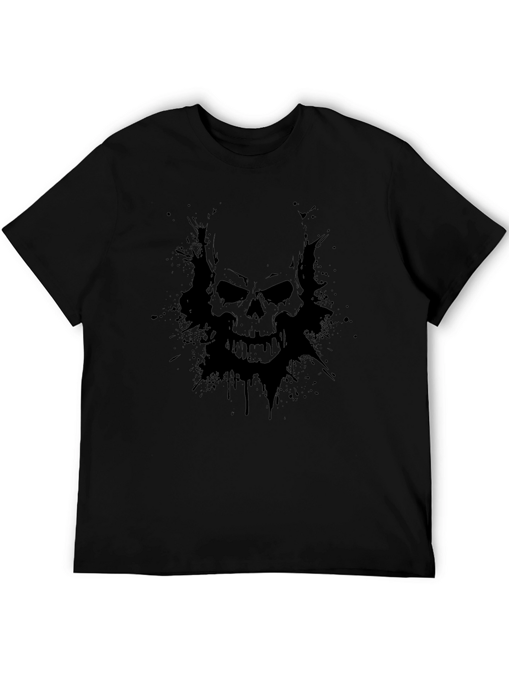 Skull Graphic Black T-Shirt