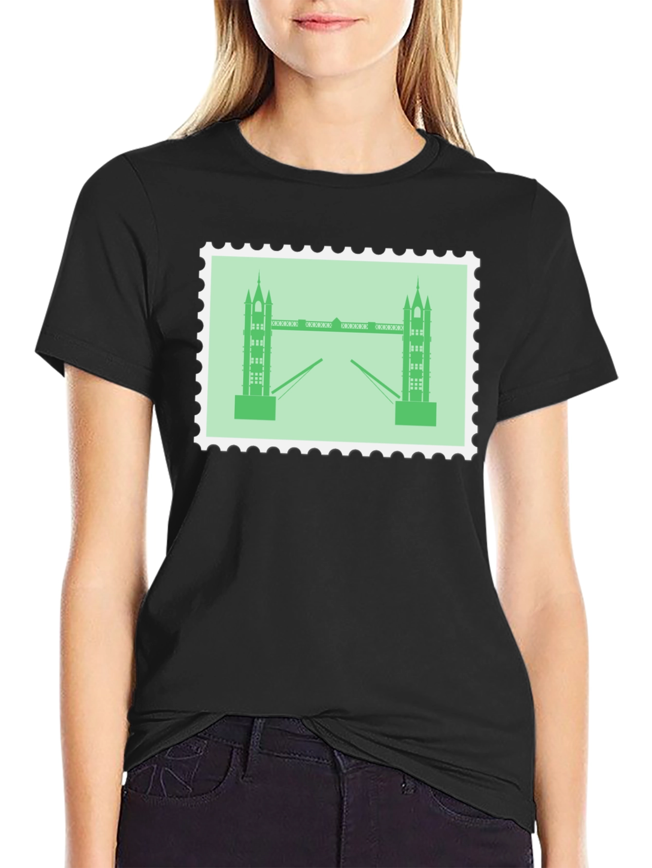 London Bridge Stamp Style Tee