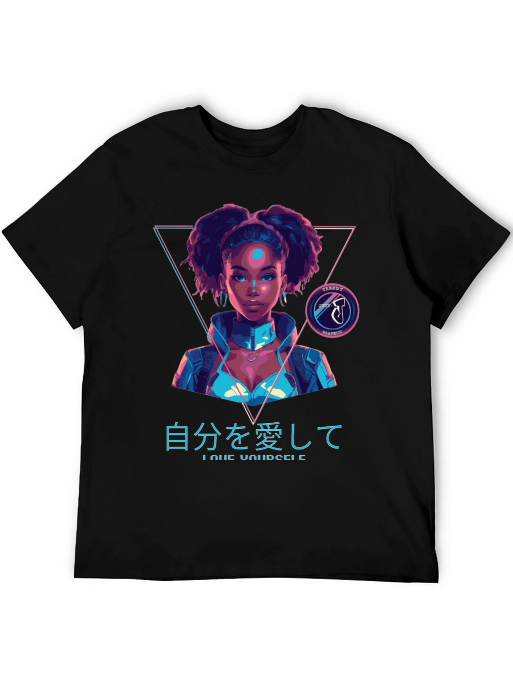 Cyberpunk Afro Girl T-Shirt