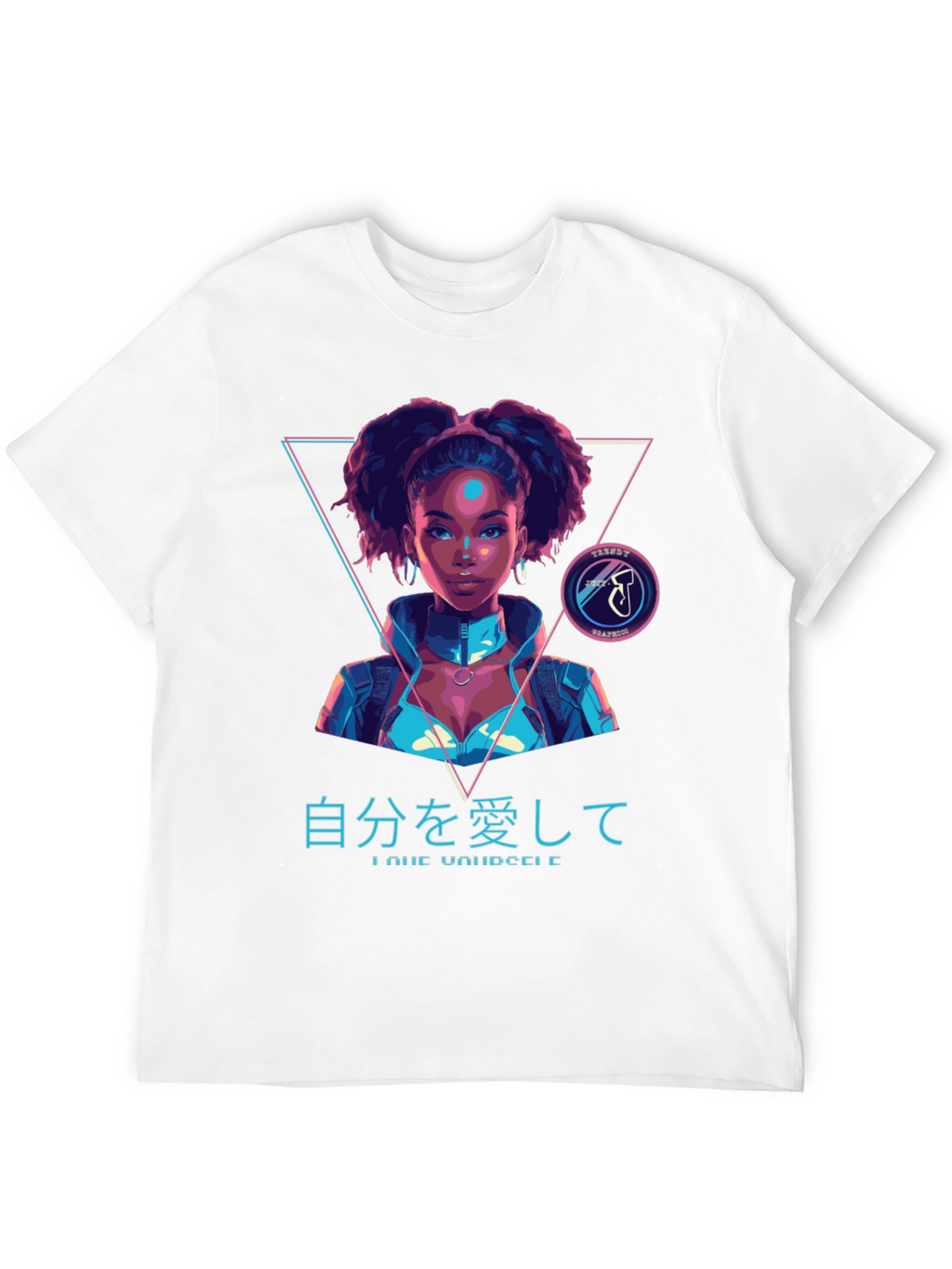 Cyberpunk Afro Girl T-Shirt