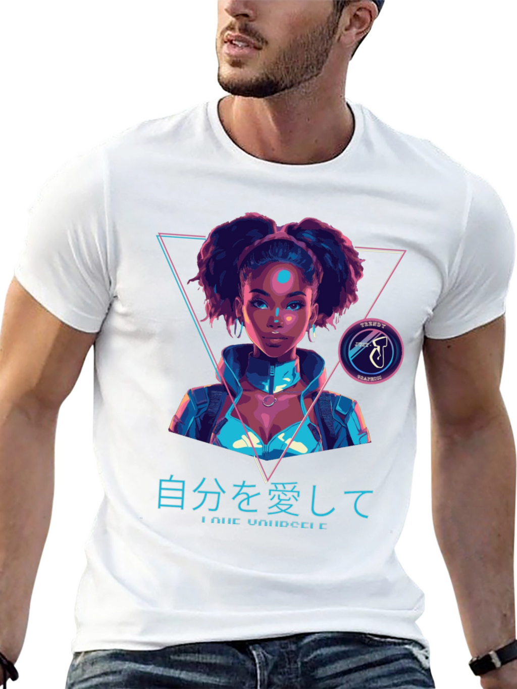 Cyberpunk Afro Girl T-Shirt