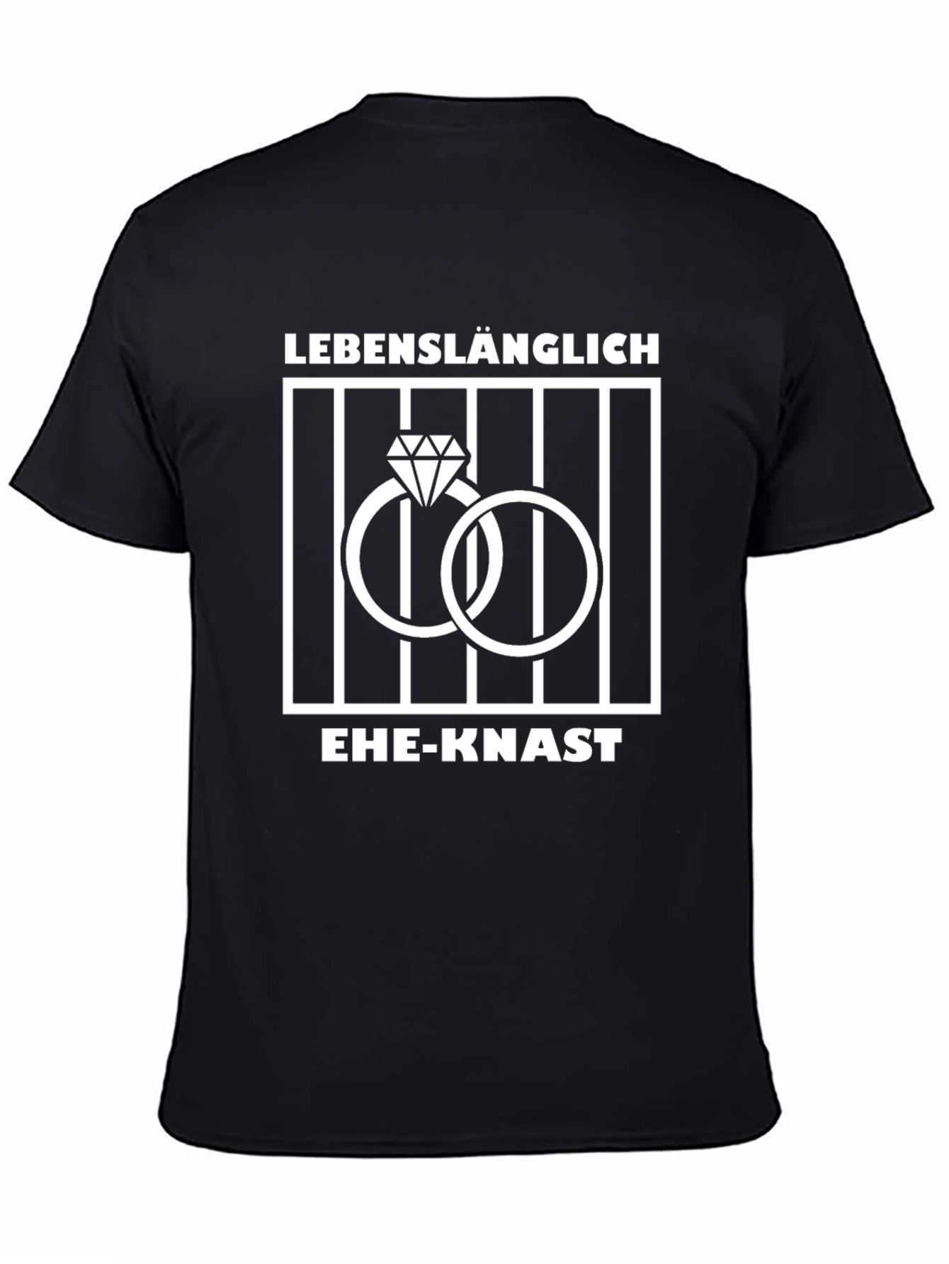 Lifelong Marriage Sentence T-Shirt - Funny Wedding Rings Design