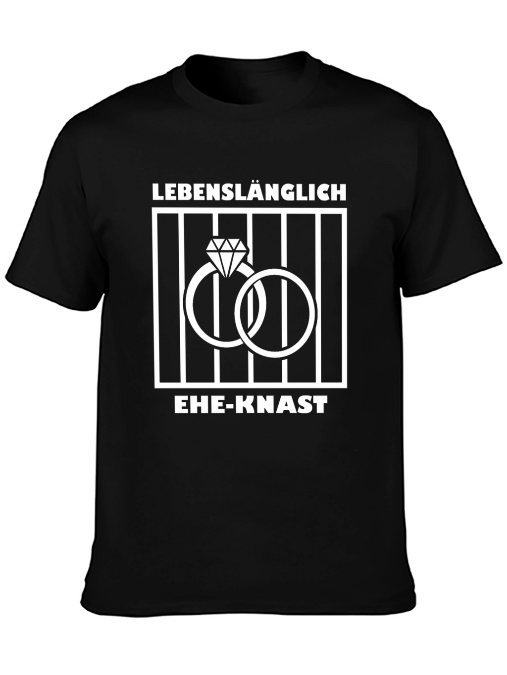 Lifelong Marriage Sentence T-Shirt - Funny Wedding Rings Design