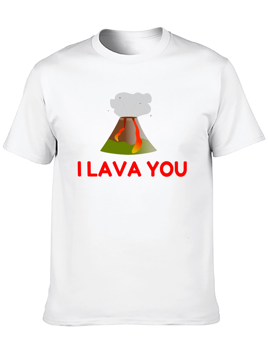 I Lava You Graphic Tee - Trendy Black T-Shirt