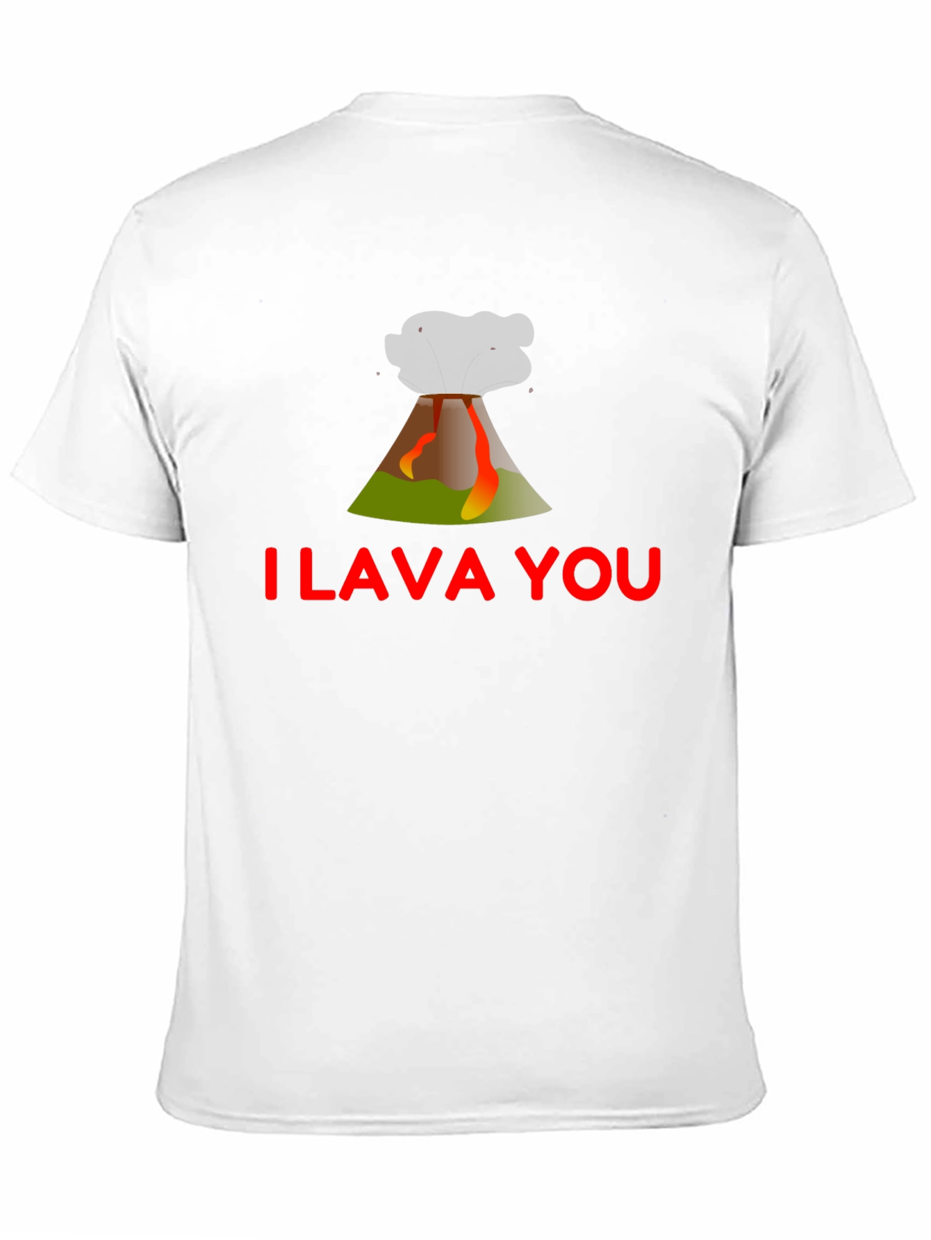 I Lava You Graphic Tee - Trendy Black T-Shirt