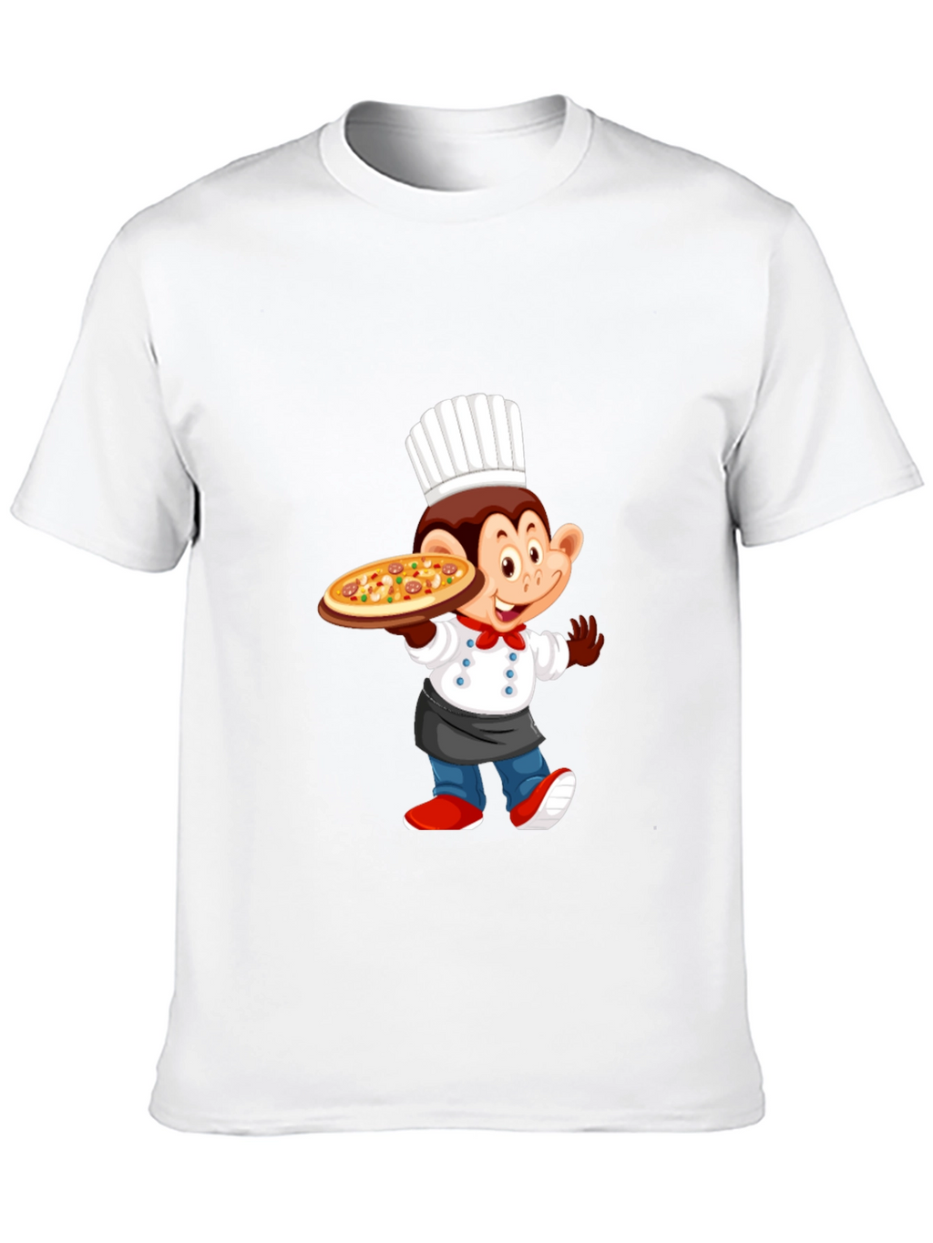 Chef Monkey Pizza T-Shirt