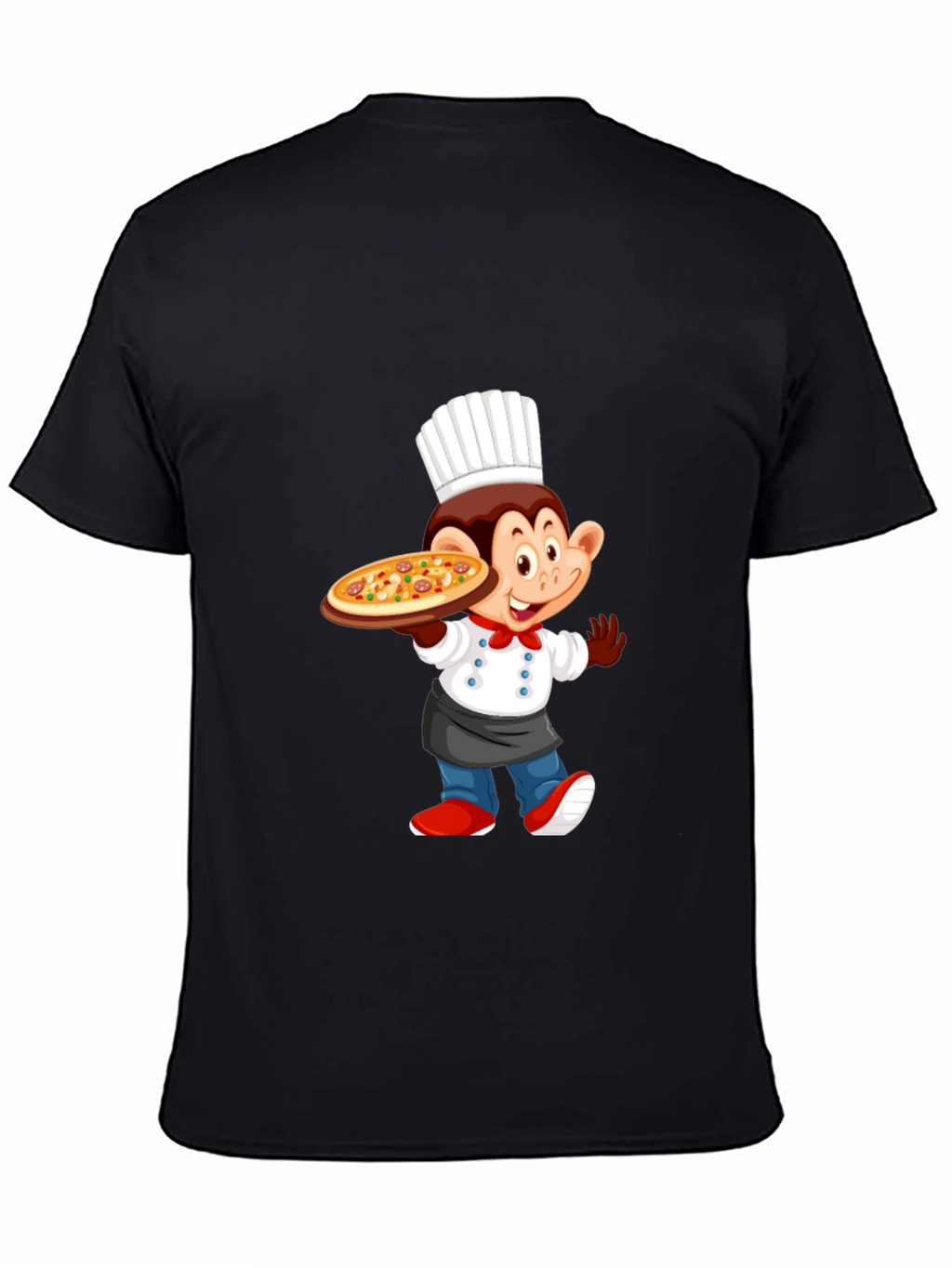 Chef Monkey Pizza T-Shirt