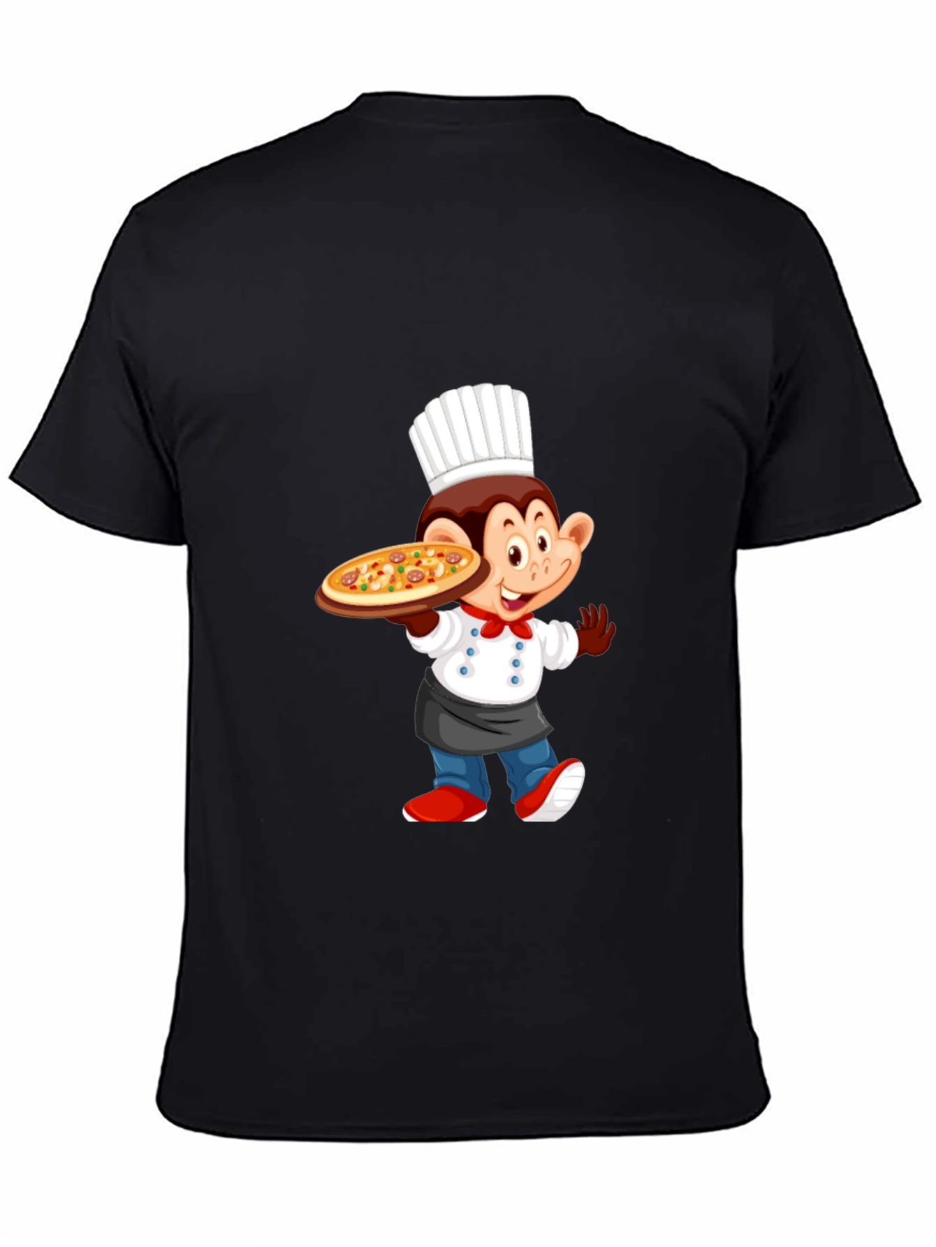 Chef Monkey Pizza T-Shirt
