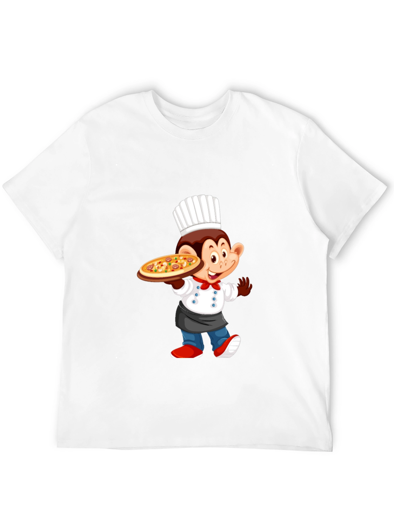 Chef Monkey Pizza T-Shirt