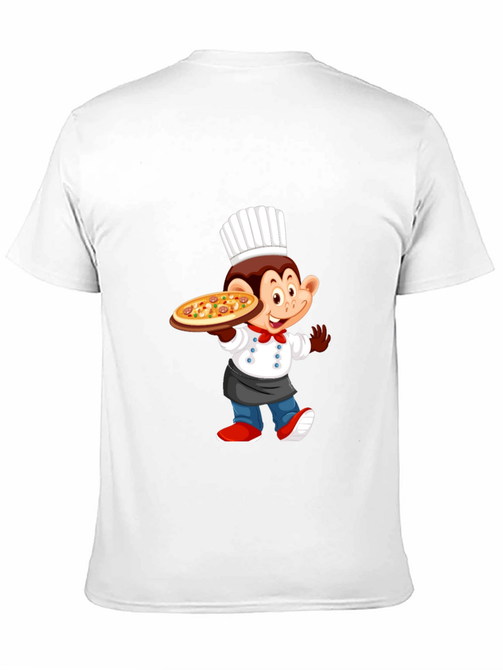 Chef Monkey Pizza T-Shirt