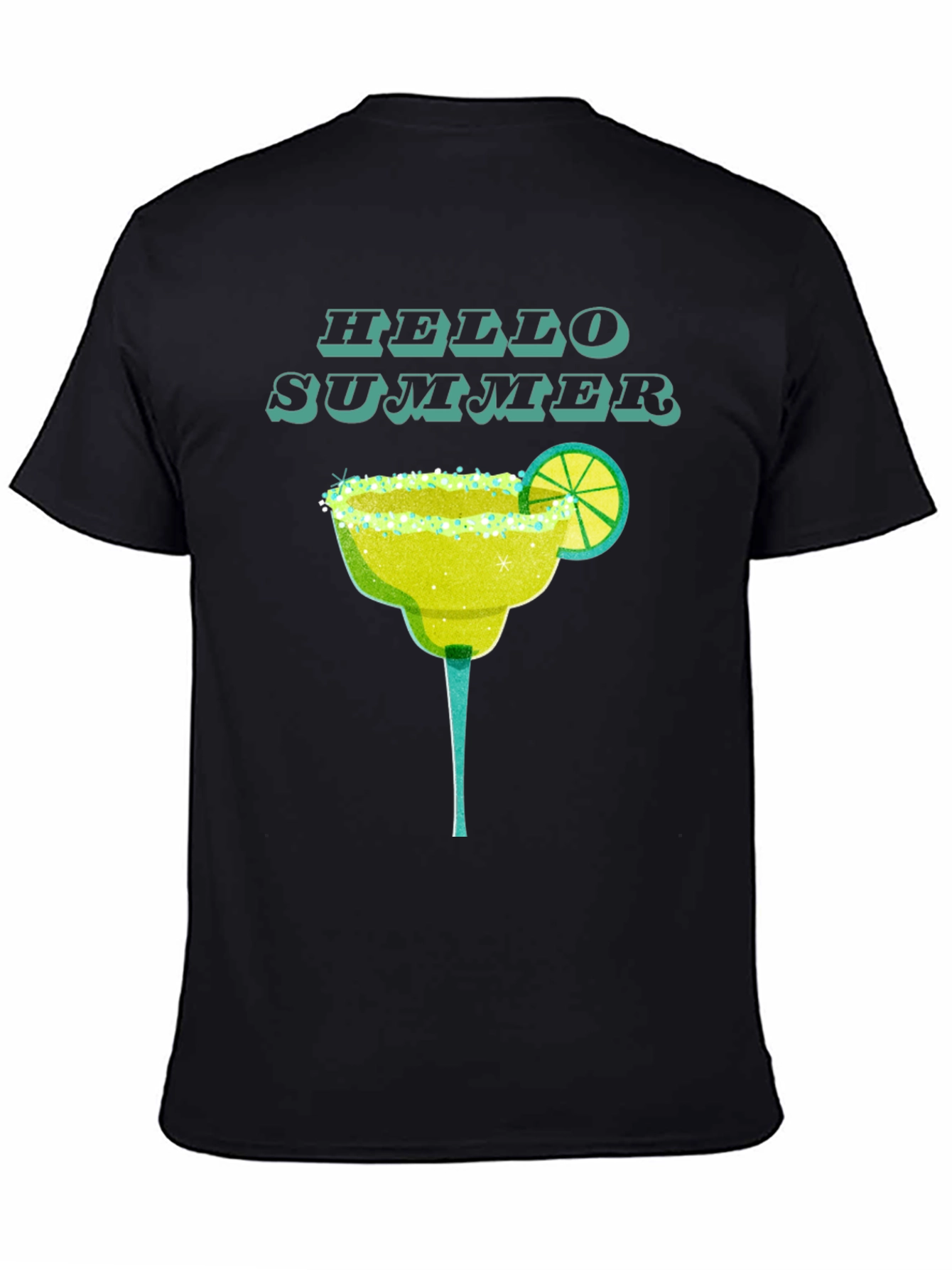Hello Summer Margarita T-Shirt - Trendy Graphic Tee