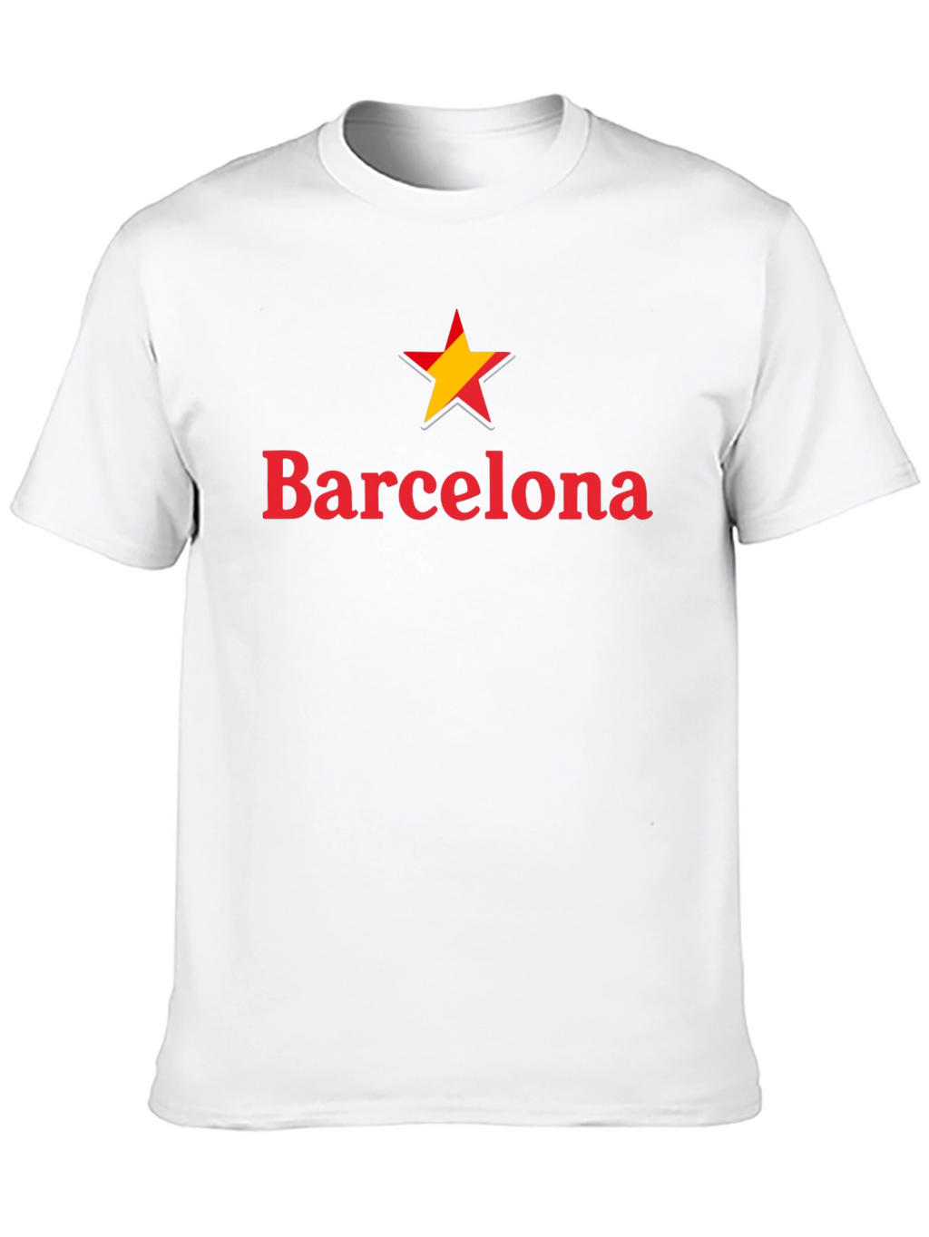 Barcelona Star Graphic Black T-Shirt