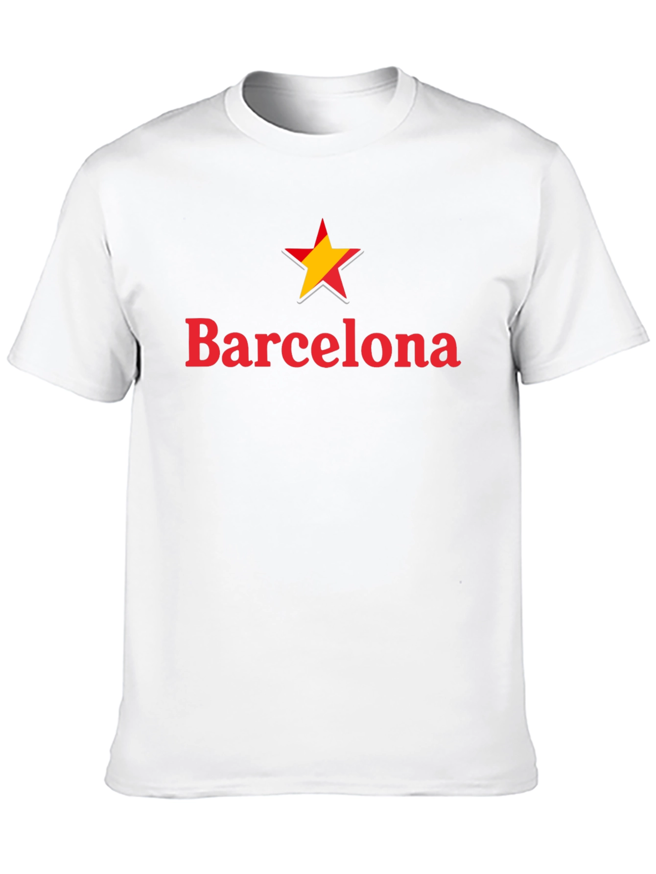Barcelona Star Graphic Black T-Shirt