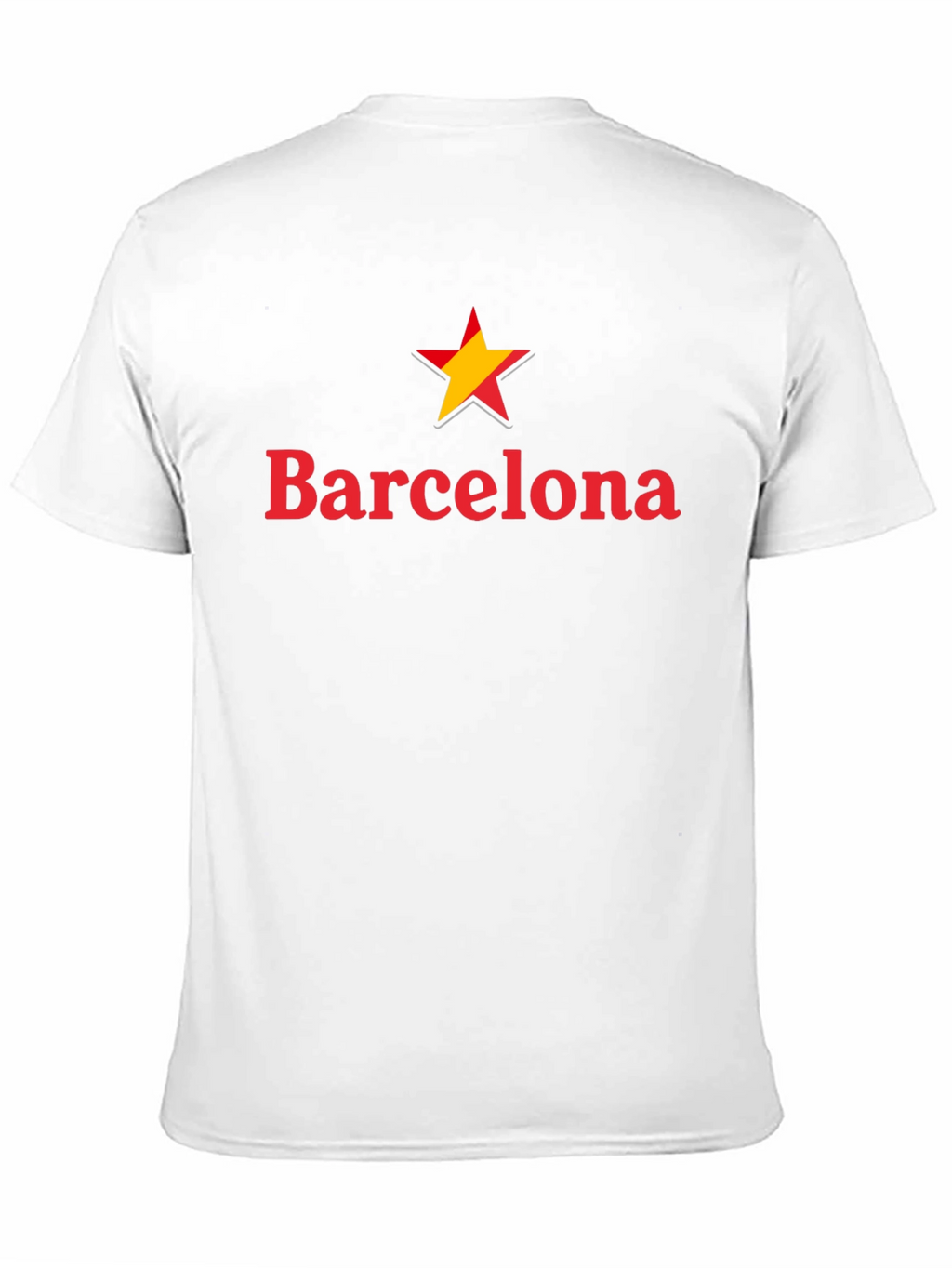 Barcelona Star Graphic Black T-Shirt