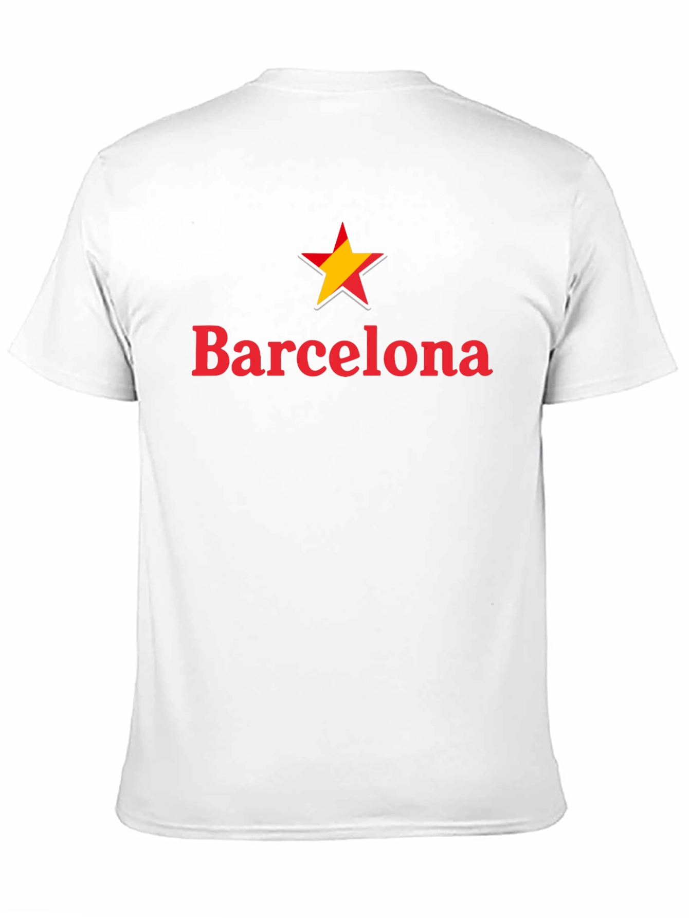 Barcelona Star Graphic Black T-Shirt