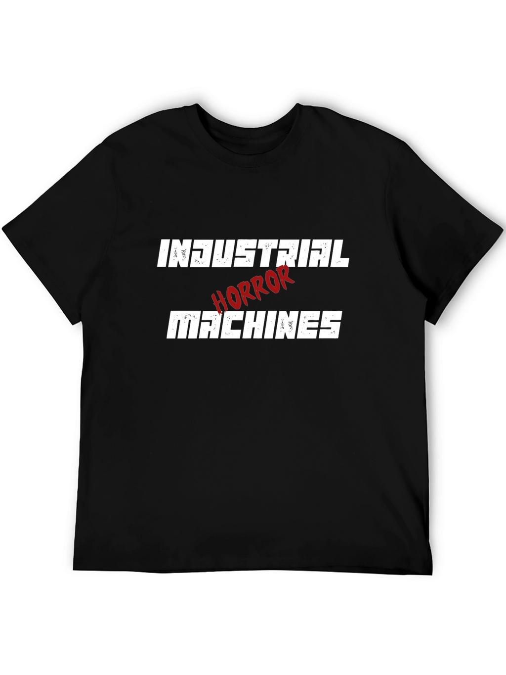 Industrial Horror Machines Black Graphic T-Shirt