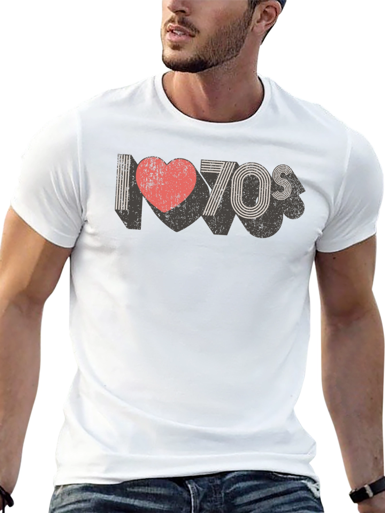 I Love the 70s Graphic Tee - Retro Style