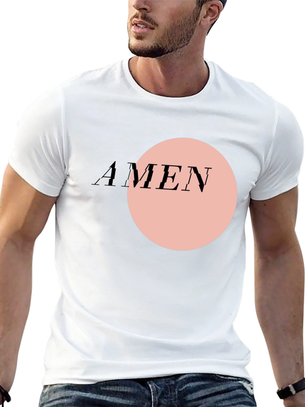 Amen Graphic Tee - Stylish Comfort