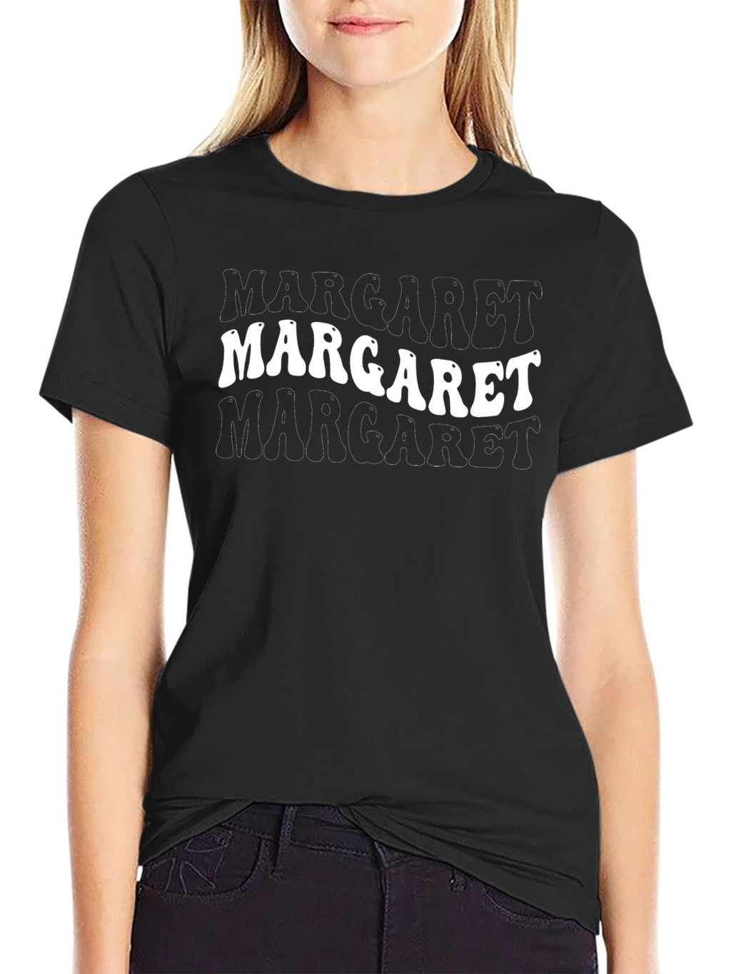 Margaret Graphic Tee - Retro Style - Soft Cotton