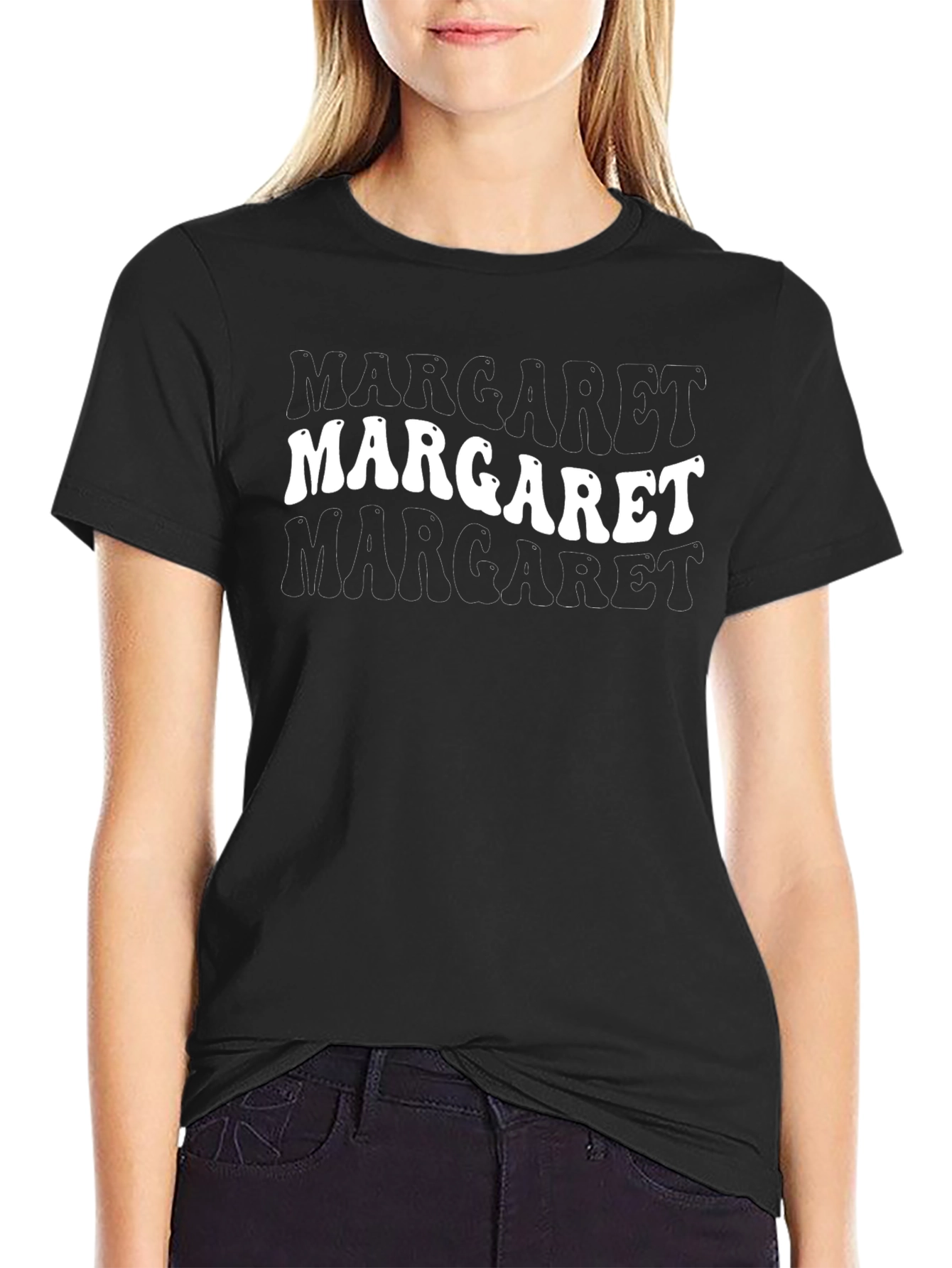Margaret Graphic Tee - Retro Style - Soft Cotton