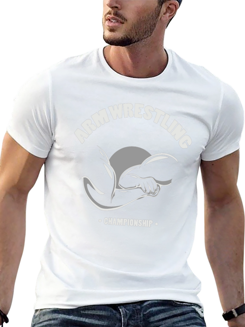 Arm Wrestling Championship Graphic Tee