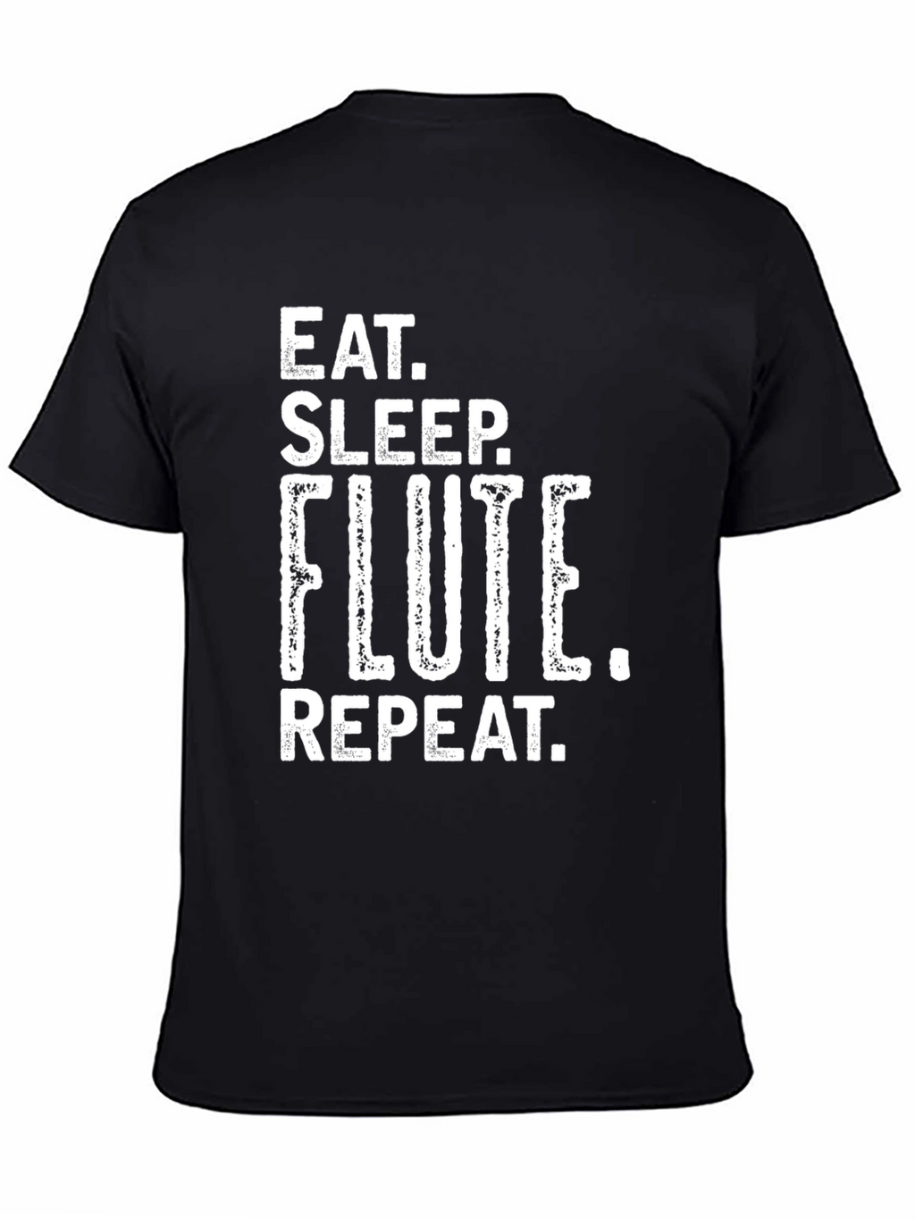 Eat Sleep Flute Repeat Graphic Tee