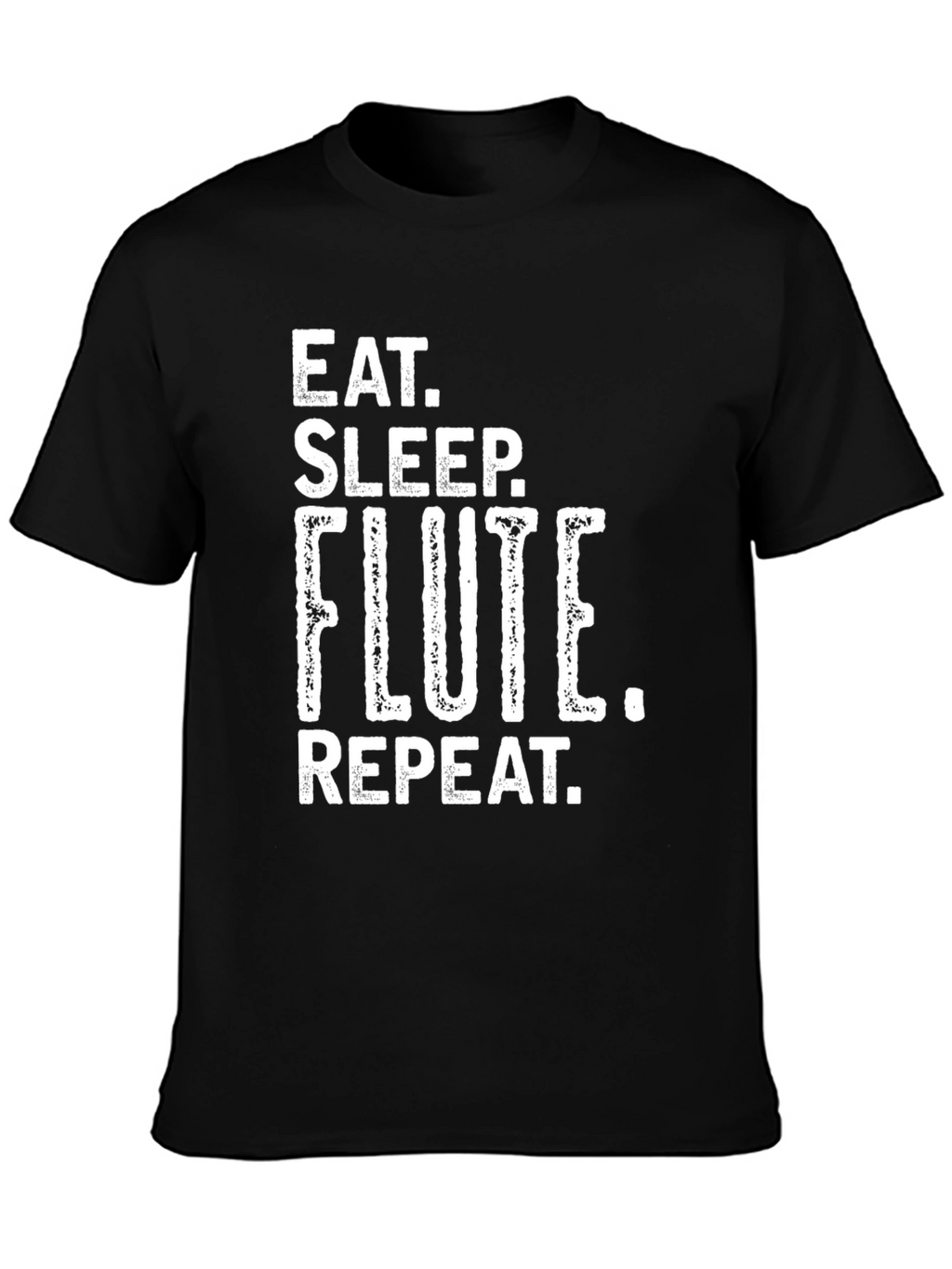 Eat Sleep Flute Repeat Graphic Tee