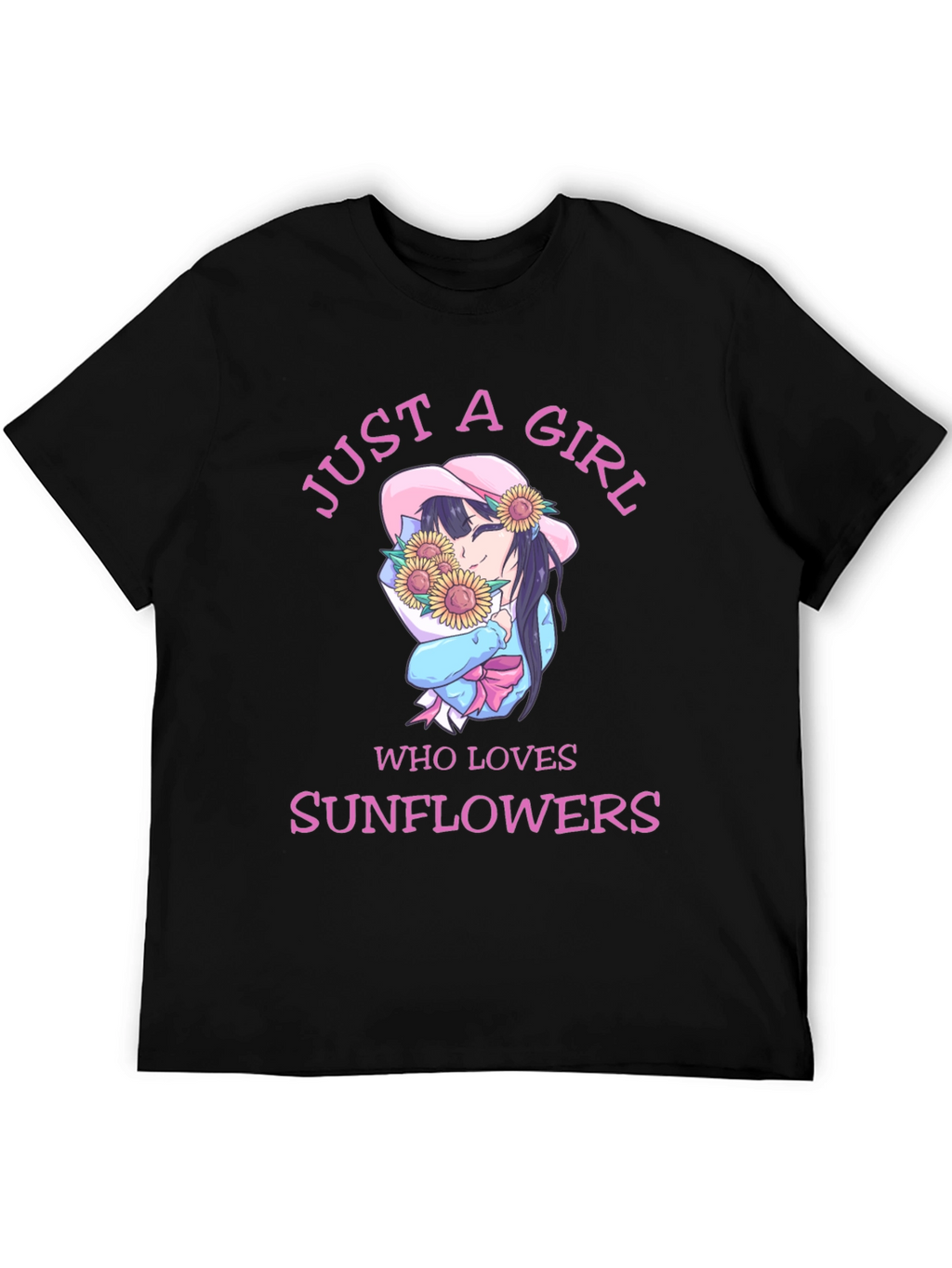 Just a Girl Who Loves Sunflowers T-Shirt