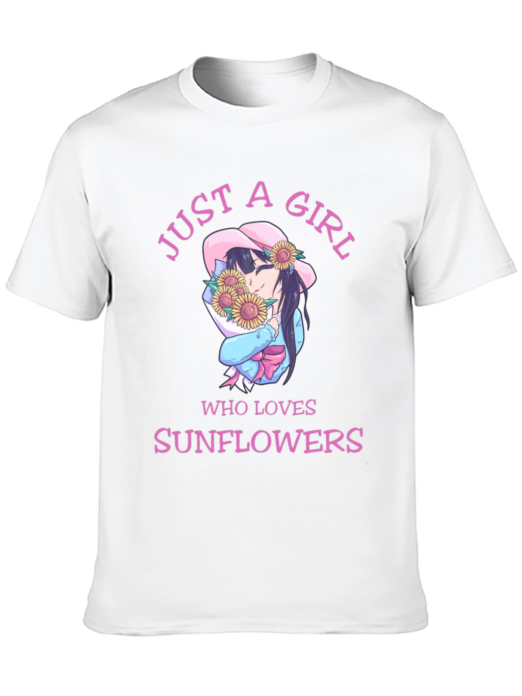 Just a Girl Who Loves Sunflowers T-Shirt