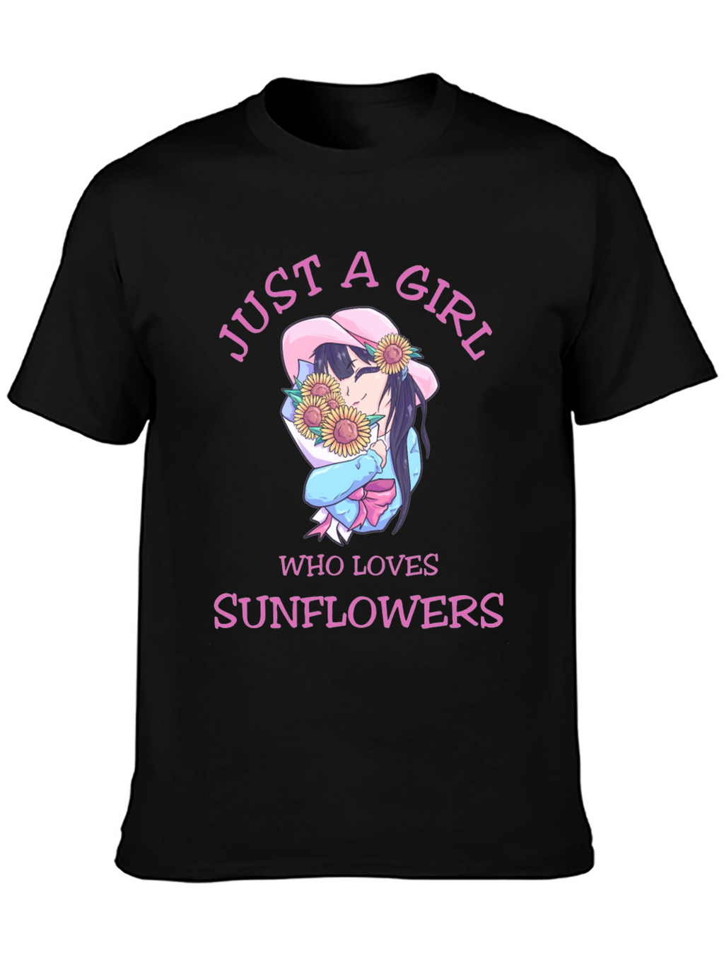Just a Girl Who Loves Sunflowers T-Shirt