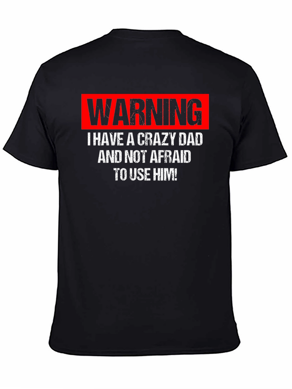 Warning Crazy Dad T-Shirt