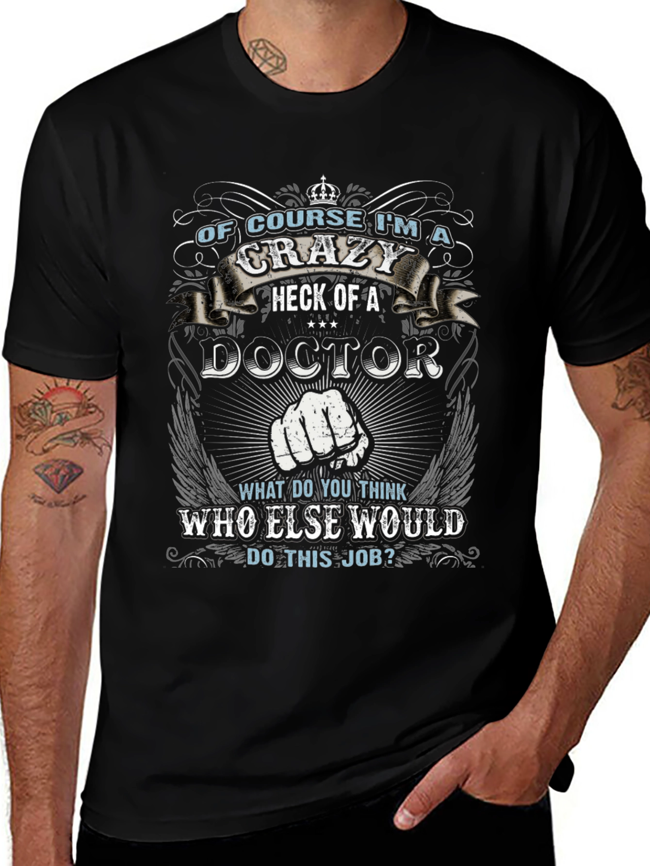 Crazy Doctor T-Shirt - Unique Graphic Tee