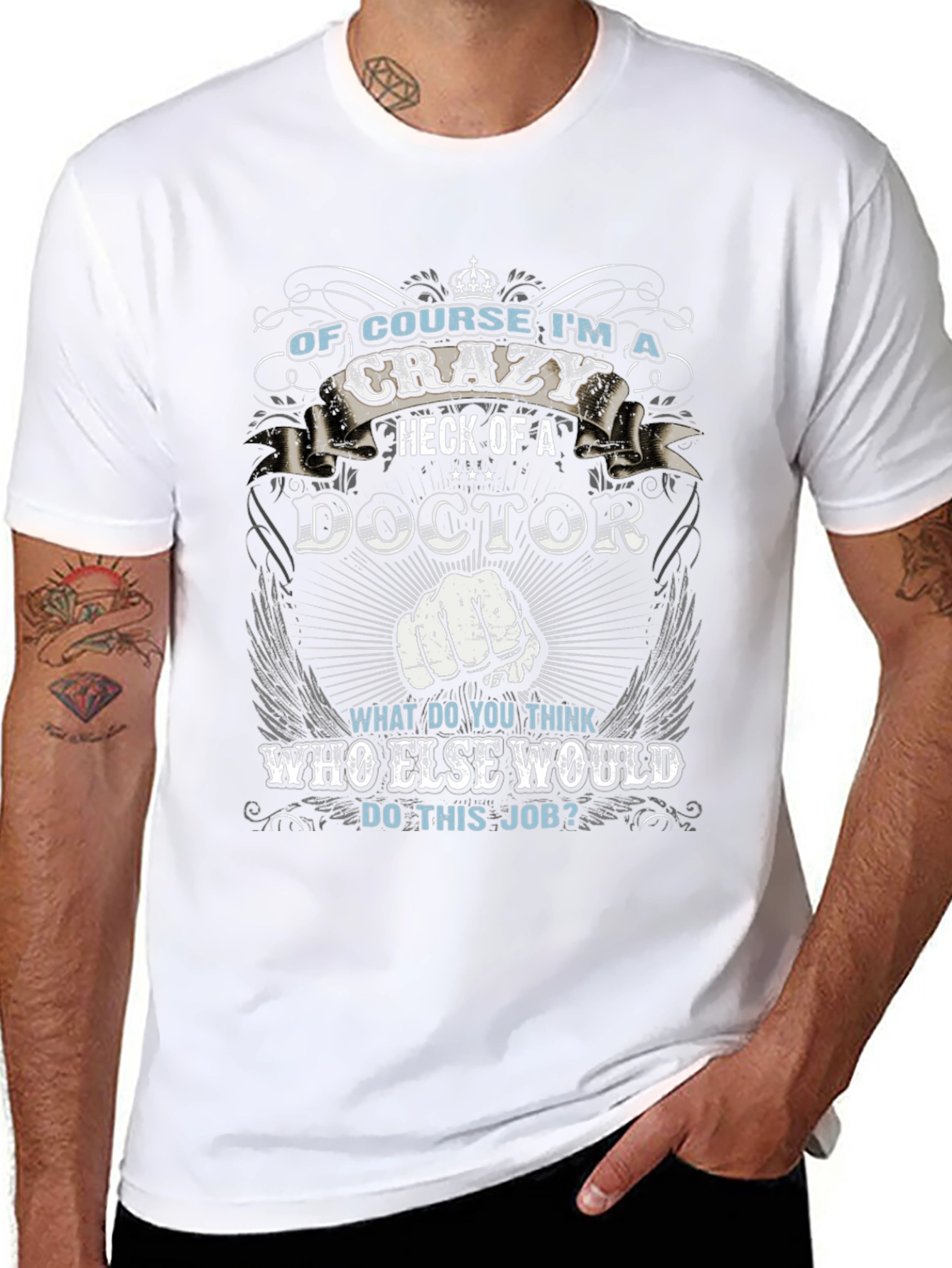 Crazy Doctor T-Shirt - Unique Graphic Tee