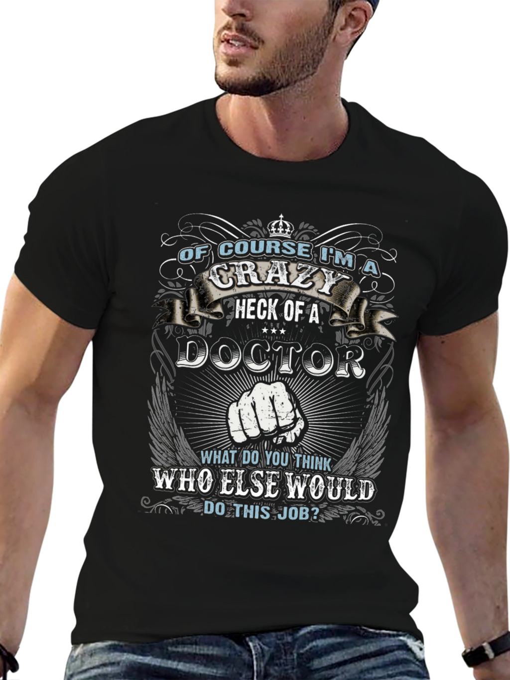 Crazy Doctor T-Shirt - Unique Graphic Tee
