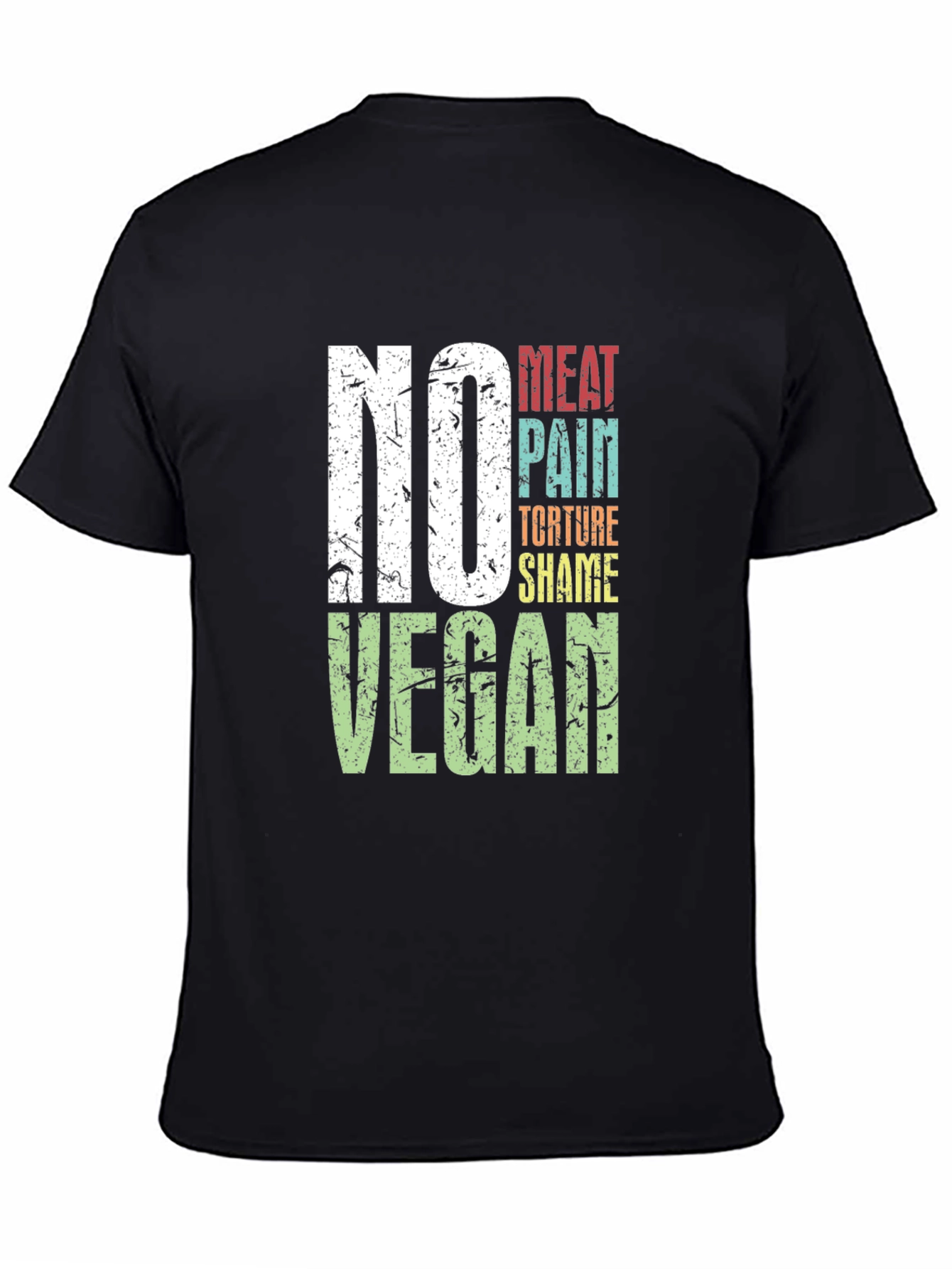 Vegan Slogan Graphic T-Shirt