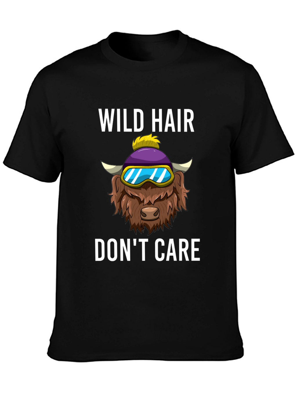 Wild Hair Dont Care Graphic Tee