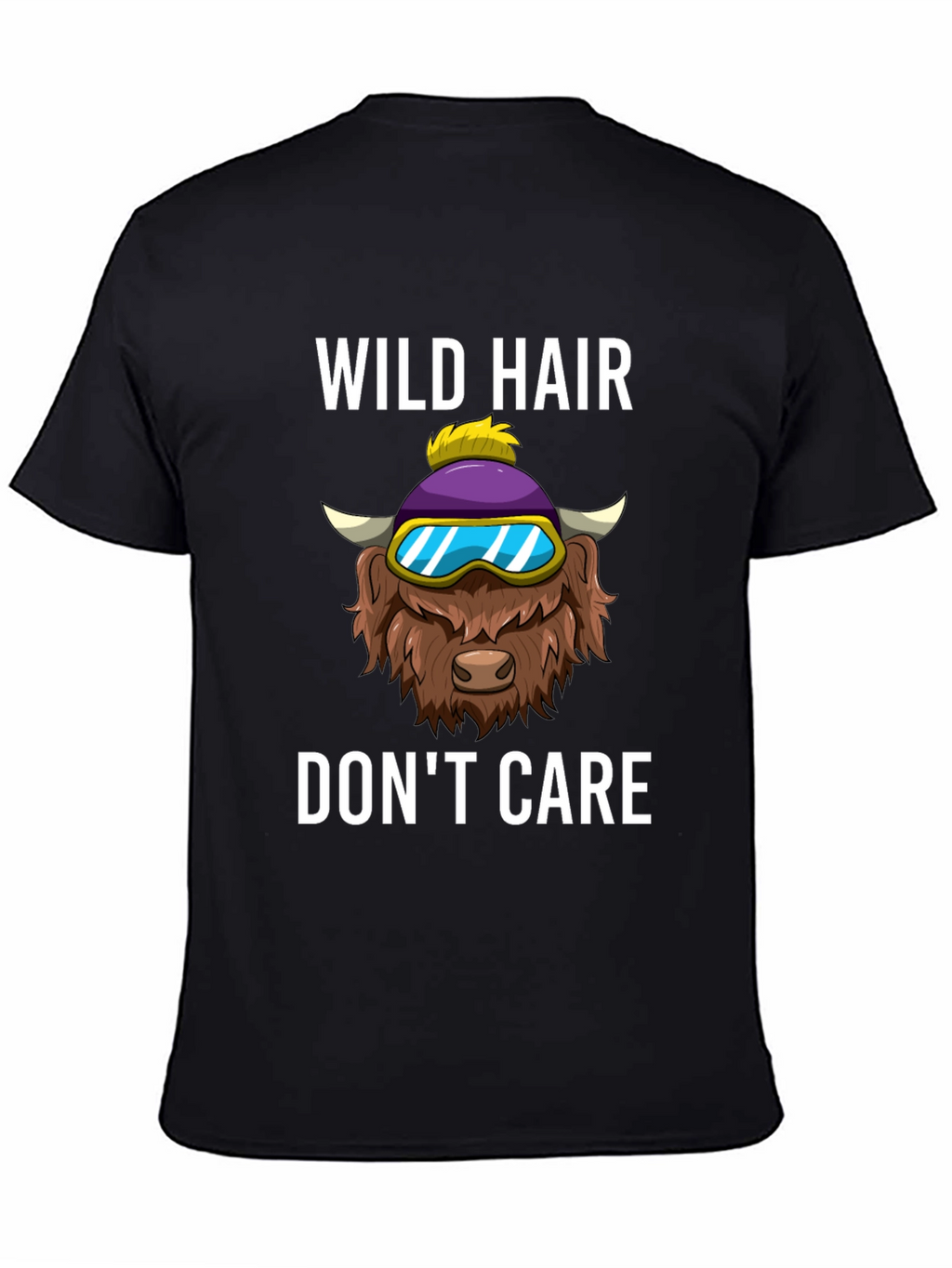 Wild Hair Dont Care Graphic Tee