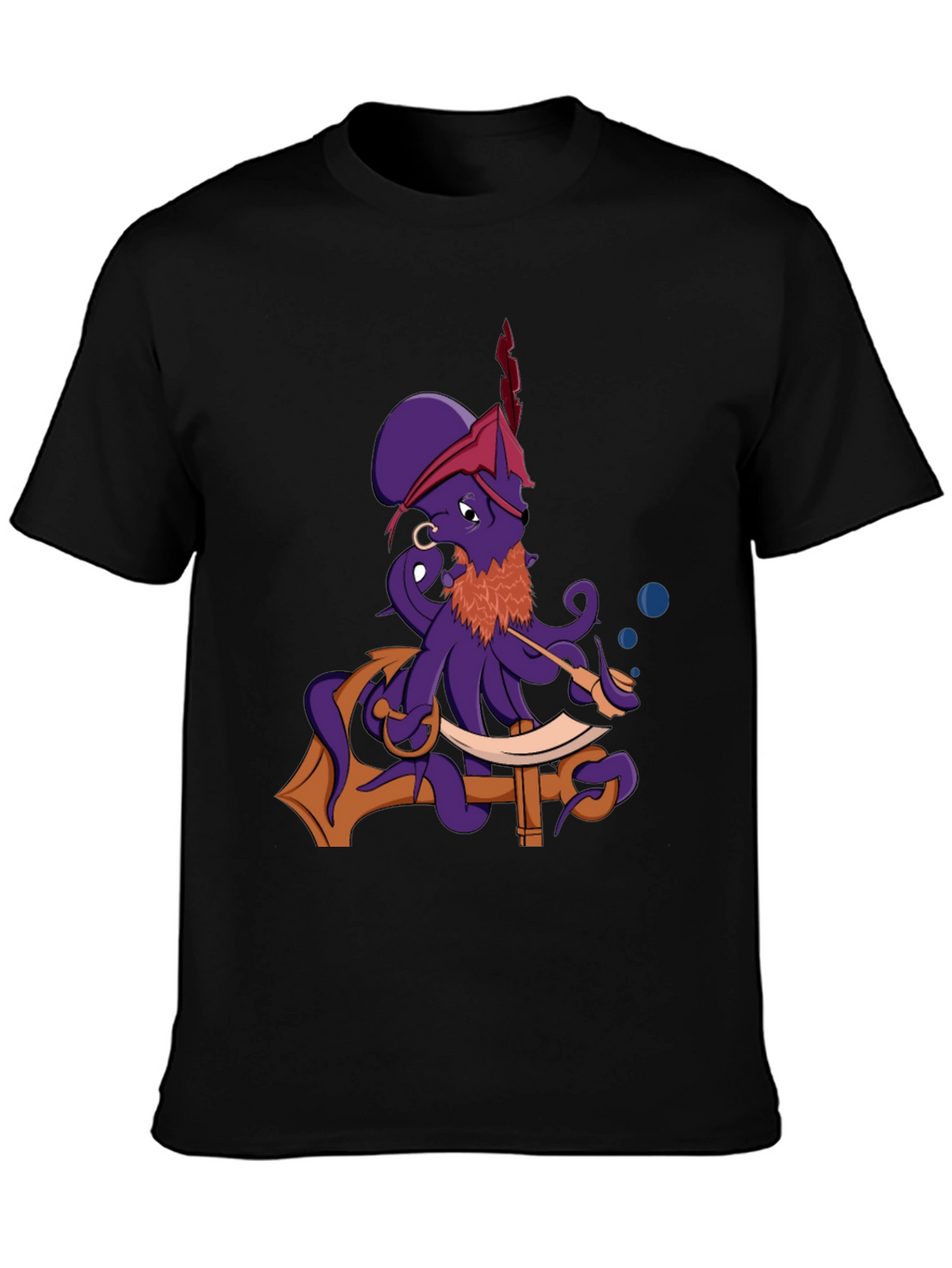 Pirate Octopus T-Shirt - Nautical Adventure