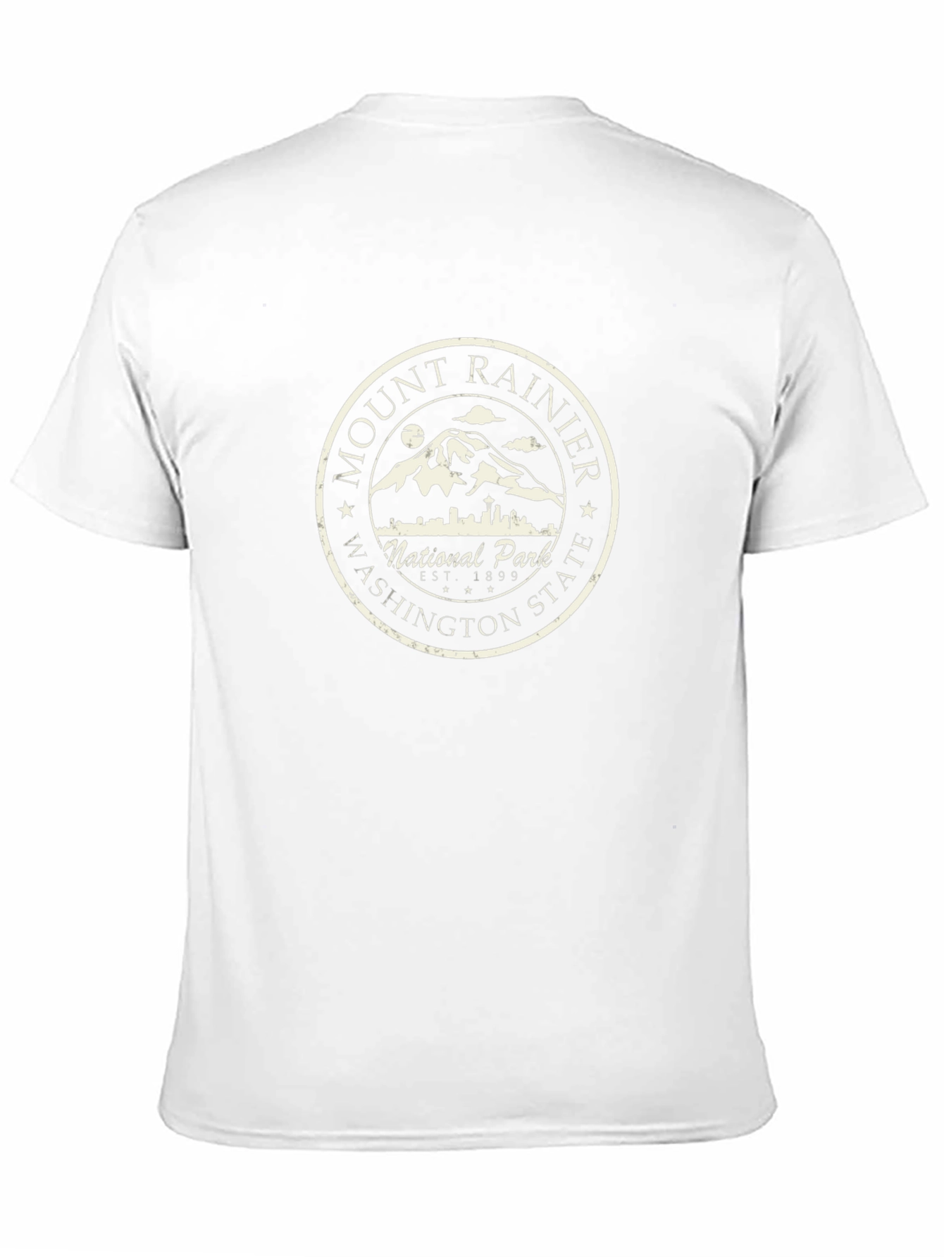 Mount Rainier National Park Graphic Tee - Black
