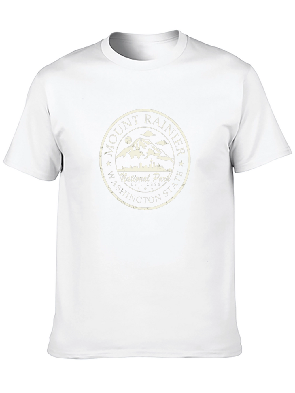 Mount Rainier National Park Graphic Tee - Black