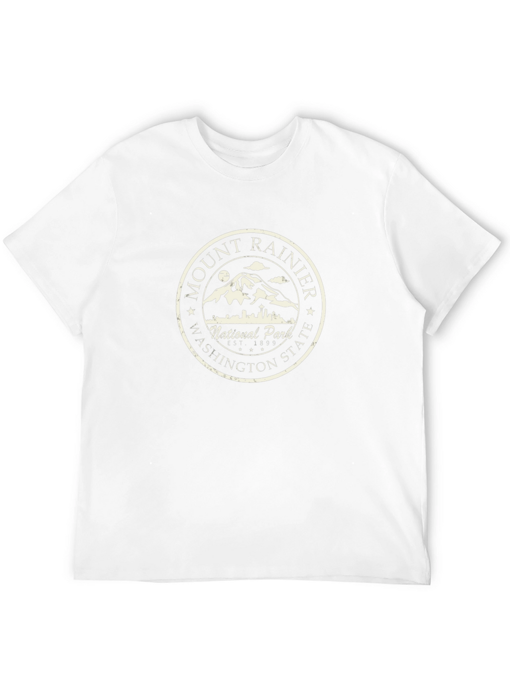 Mount Rainier National Park Graphic Tee - Black