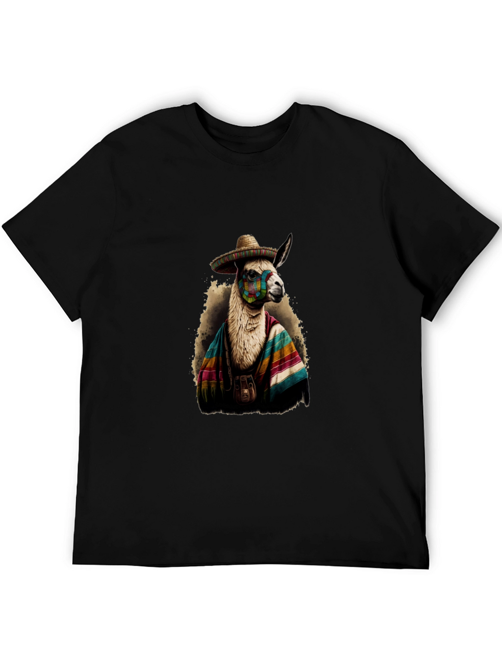 Mexican Llama Graphic T-Shirt