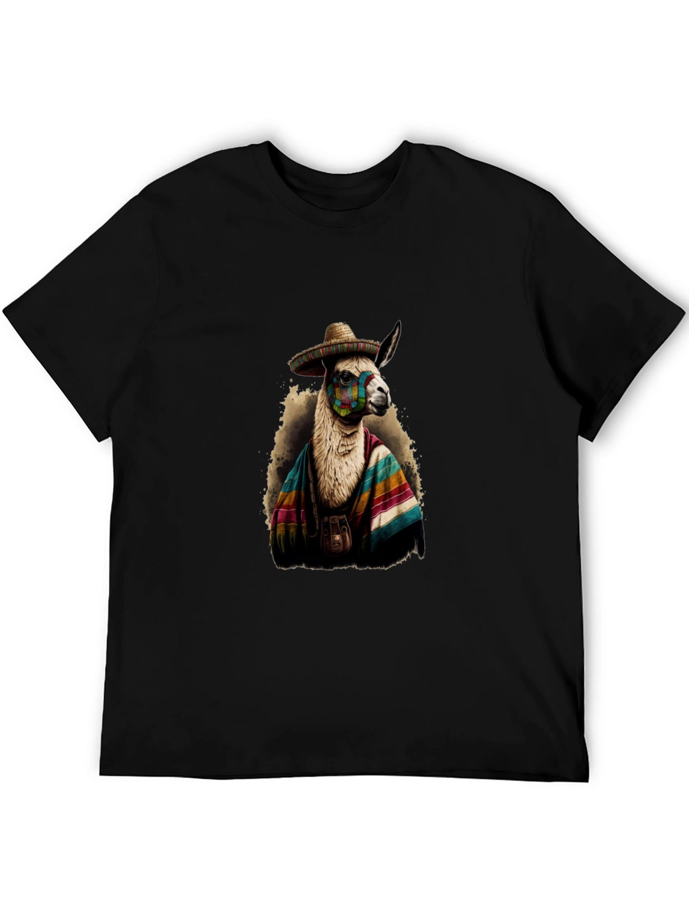 Mexican Llama Graphic T-Shirt