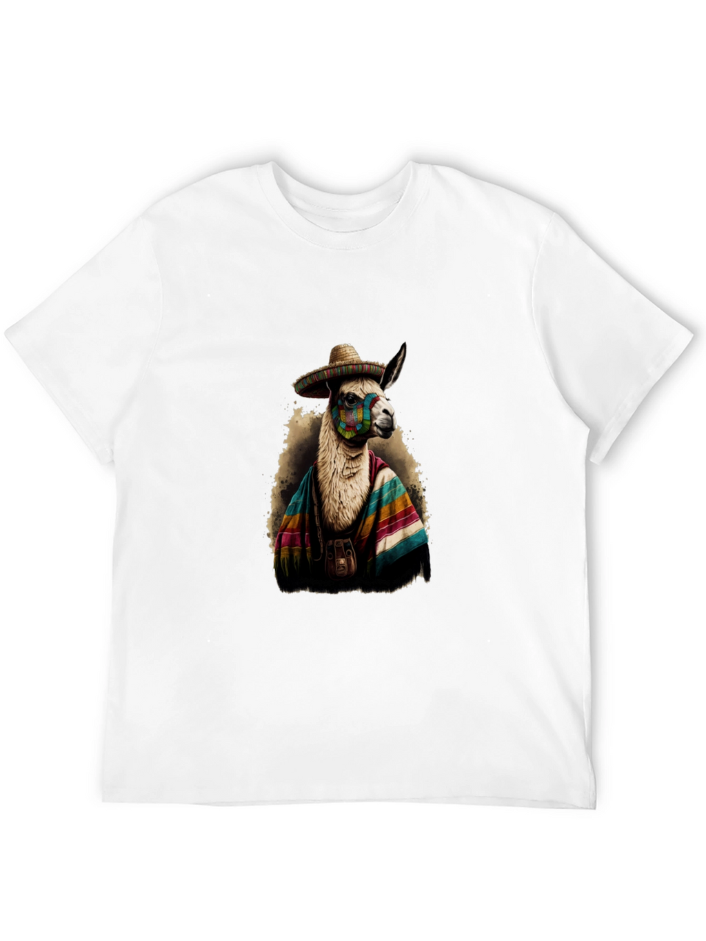 Mexican Llama Graphic T-Shirt